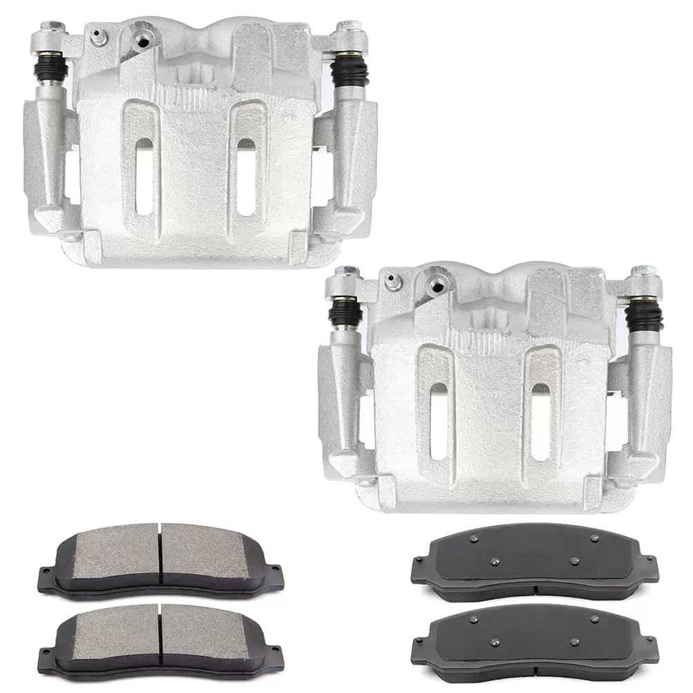 ECCPP D1069 Front Brake Caliper Assembly + Ceramic Brake Pad fit for 2005-2011 for for d F-250 Super Duty???2005-2012 for for d F-350 Super Duty