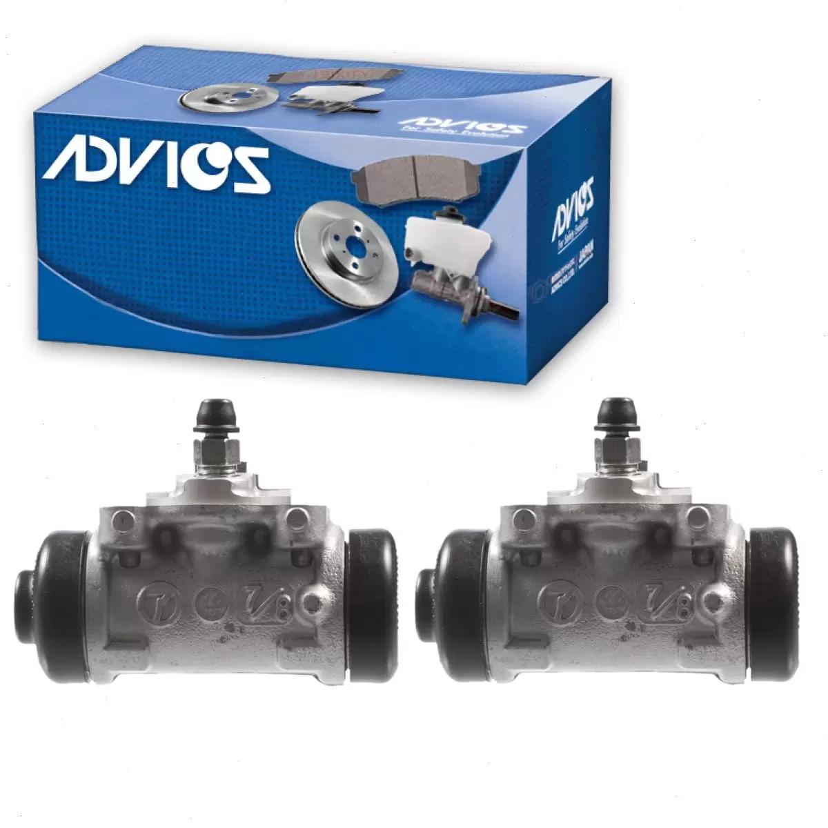 2 pc ADVICS Rear Drum Brake Wheel Cylinders compatible with Toyota Tacoma 2.7L L4 2005-2014