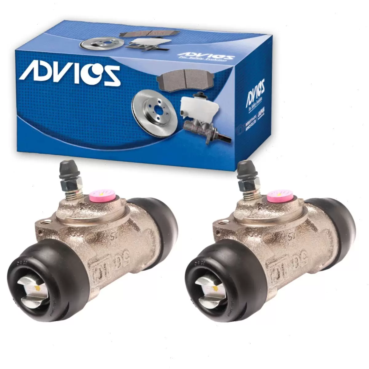 2 pc ADVICS Rear Drum Brake Wheel Cylinders compatible with Toyota Tacoma 2003-2004