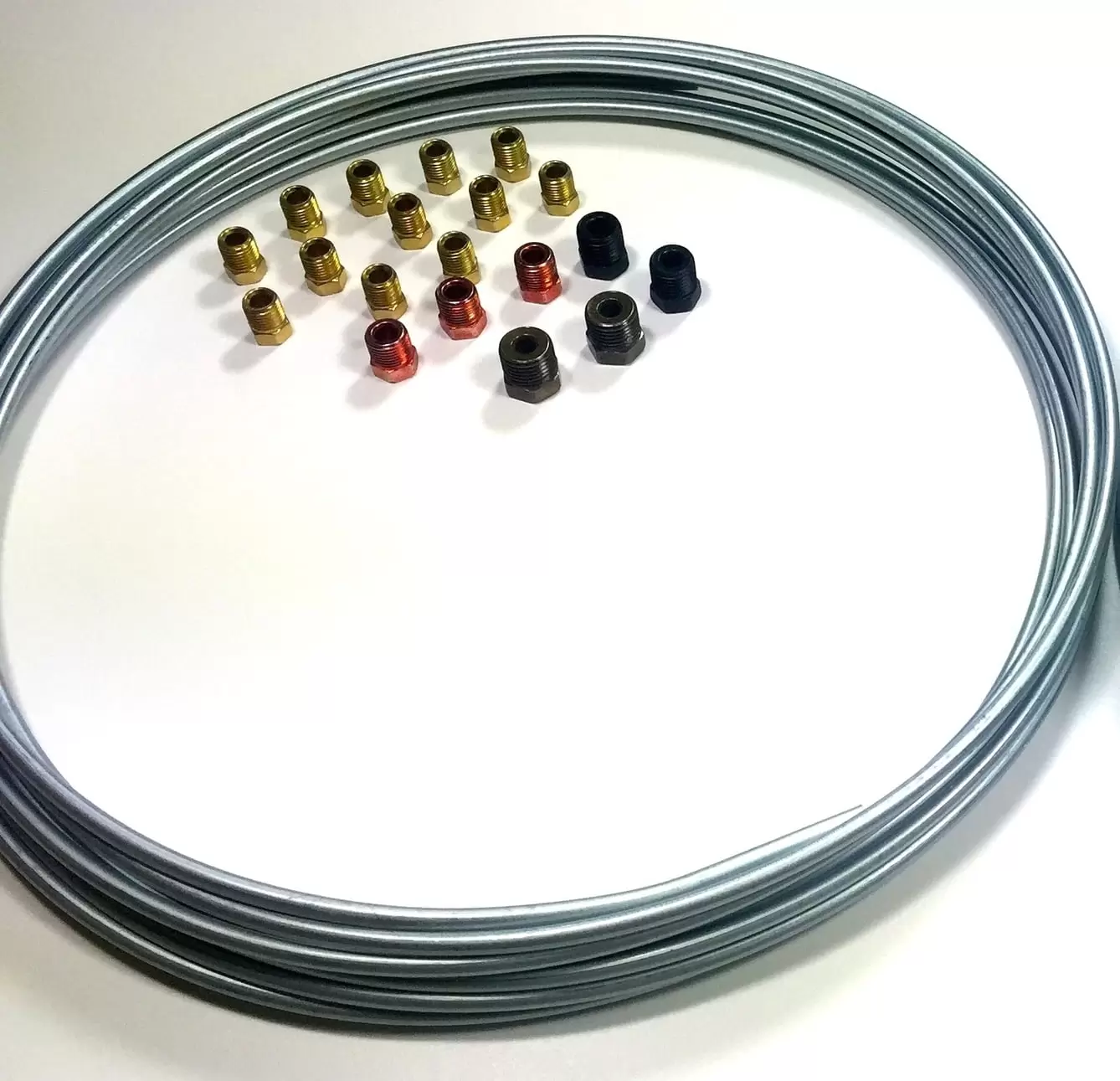 3/16 Brake Line Kit - Steel Roll WITH Fittings