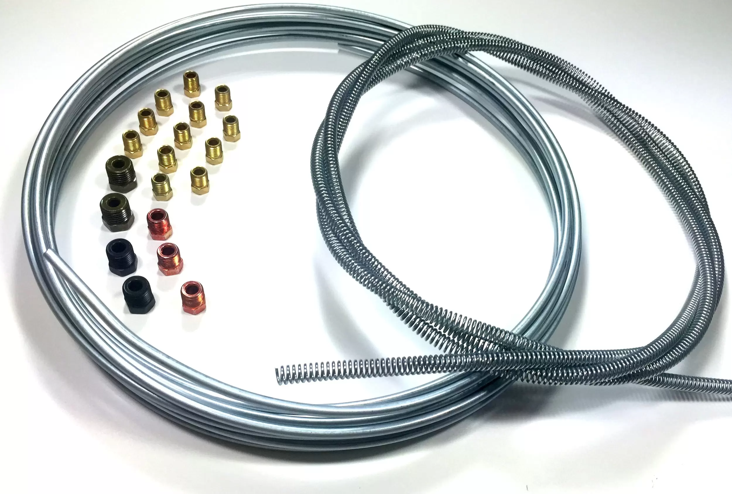 3/16 Brake Line Kit - Tube / Armor / Fittings