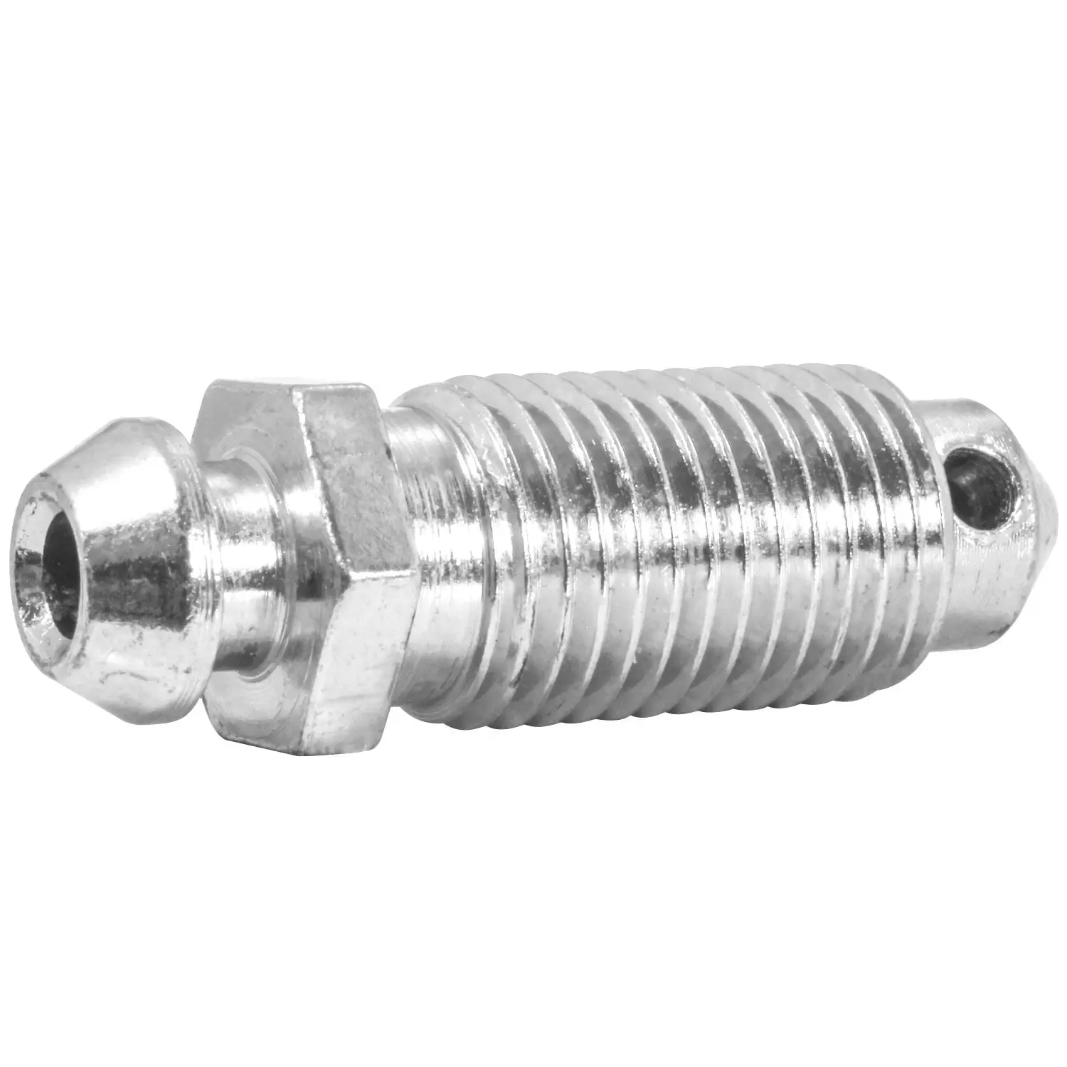 4LIFETIMELINES Stainless Steel Brake Bleeder Screw. 3/8-24. 3/8 Hex. Bag of 3