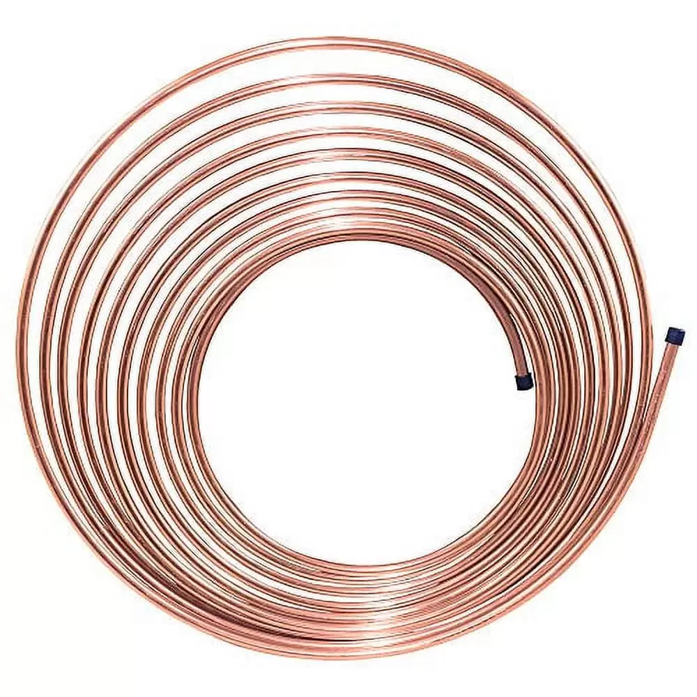 4LIFETIMELINES Copper-Nickel Brake Line Tubing Coil - 1/4 Inch. 25 Feet