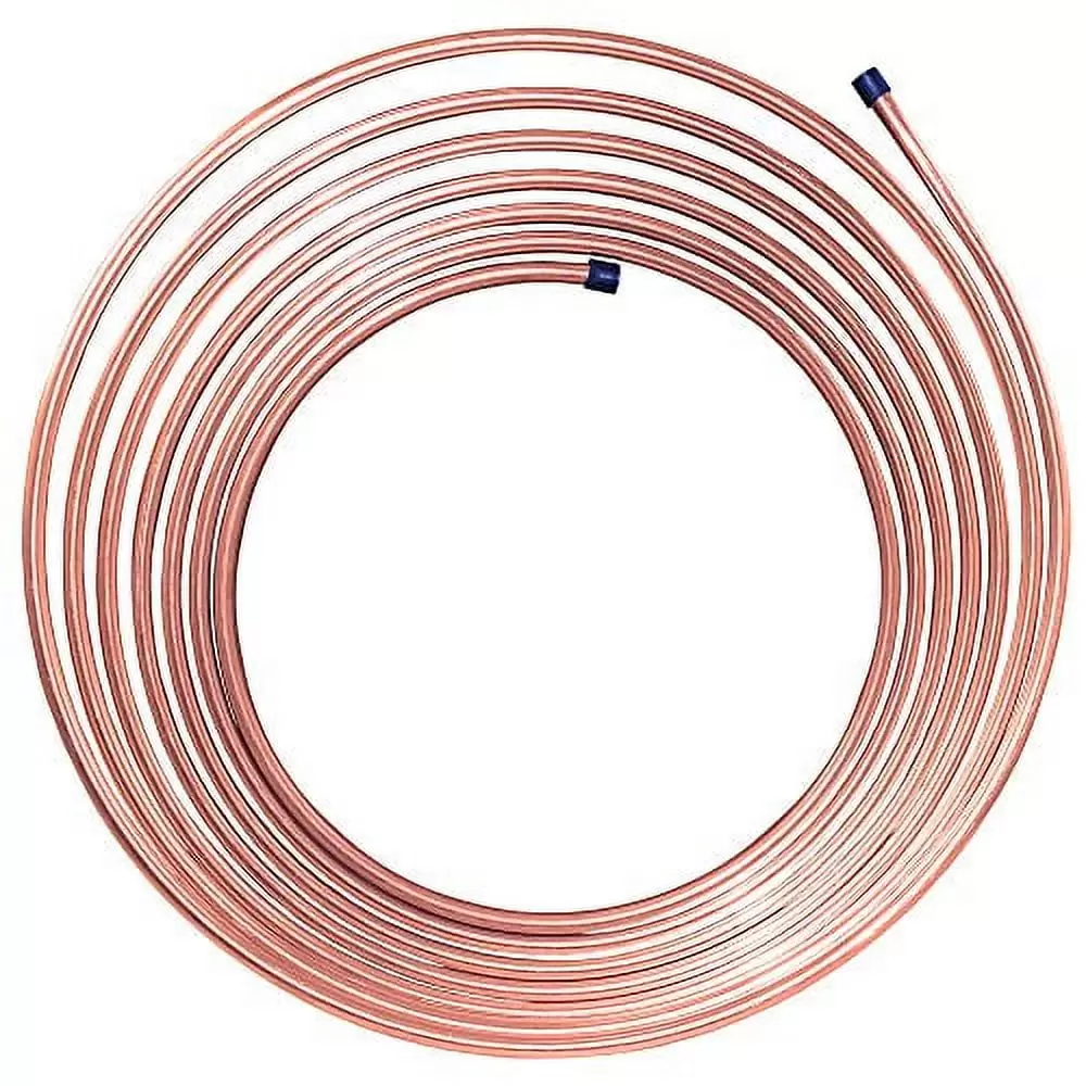 4LIFETIMELINES Copper-Nickel Brake Line Tubing Coil - 3/8 Inch. 25 Feet