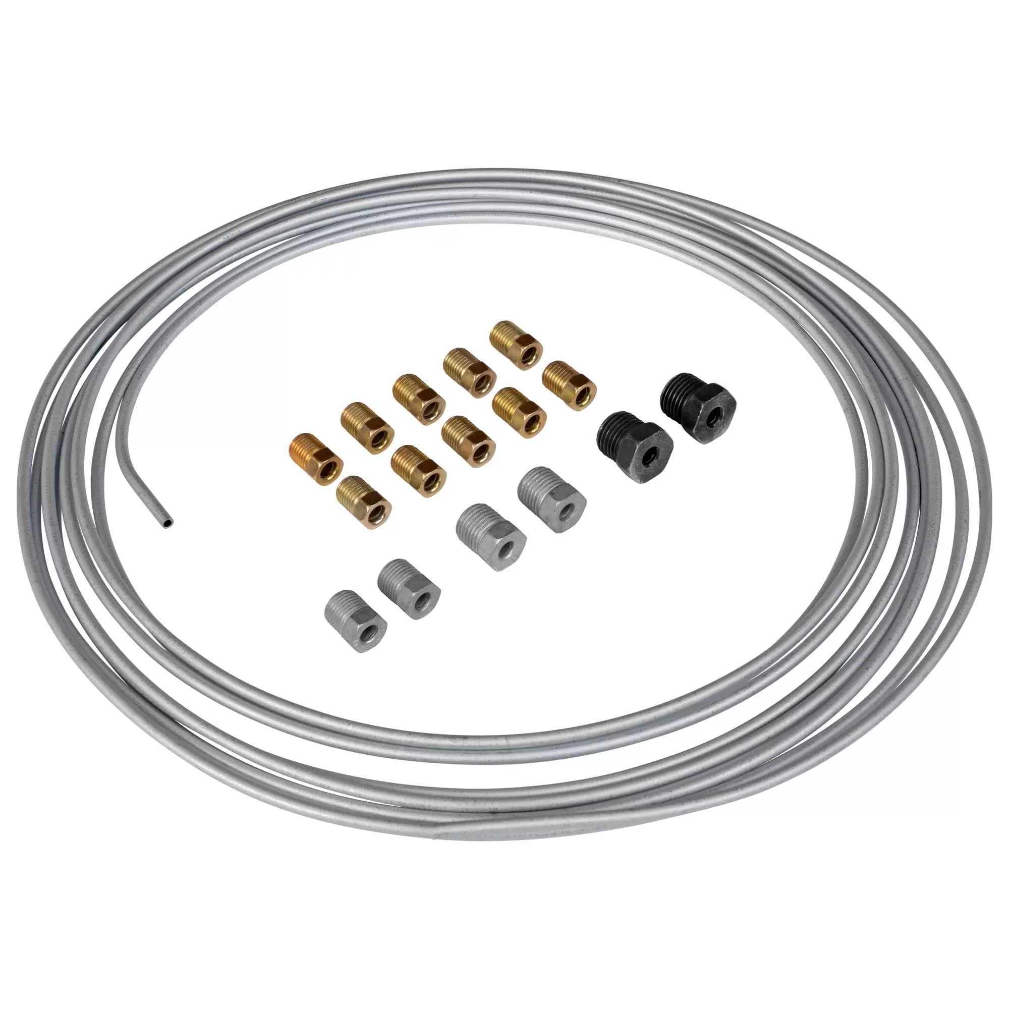 4LifetimeLines Brake Line Kit ?C 3/16 x 25' - Professional Grade Galvanized Steel Brake Line Kit