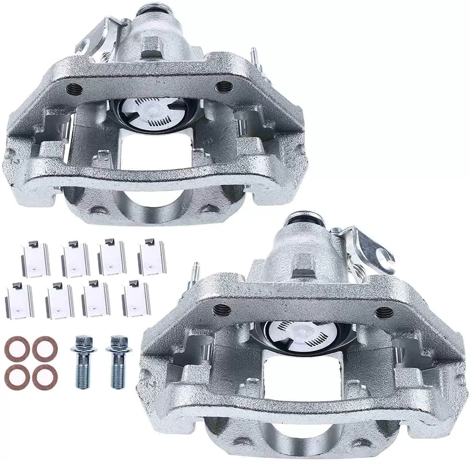 A-Premium Brake Caliper with Bracket Compatible with Ford Edge 2011-2014 Lincoln MKX 2011-2015 Rear Left and Right 2-PC Set