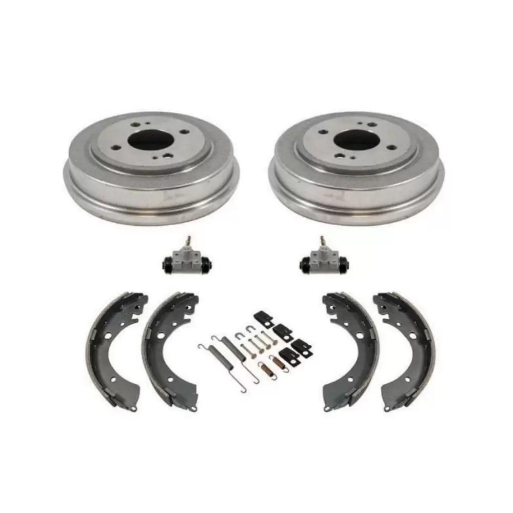 Rear Drums Brake Shoes Wheel Cylinders & Hardware For 1992-2000 Honda Civic