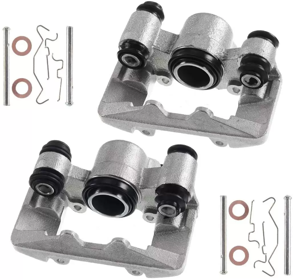 A-Premium Brake Caliper Assembly Compatible with Pontiac Vibe Toyota Matrix Corolla Celica 2003-2007 Rear Left and Right 2-PC