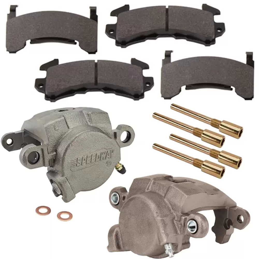 78-88 GM Metric Loaded Brake Caliper Kit w/D154 Hawk DTC-30 Pads