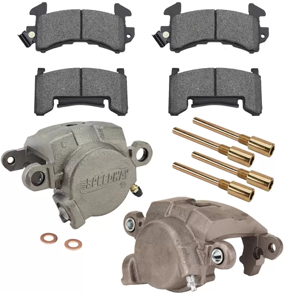 78-88GM Metric Loaded Brake Caliper Kit w/D154 Super Stopper Pads