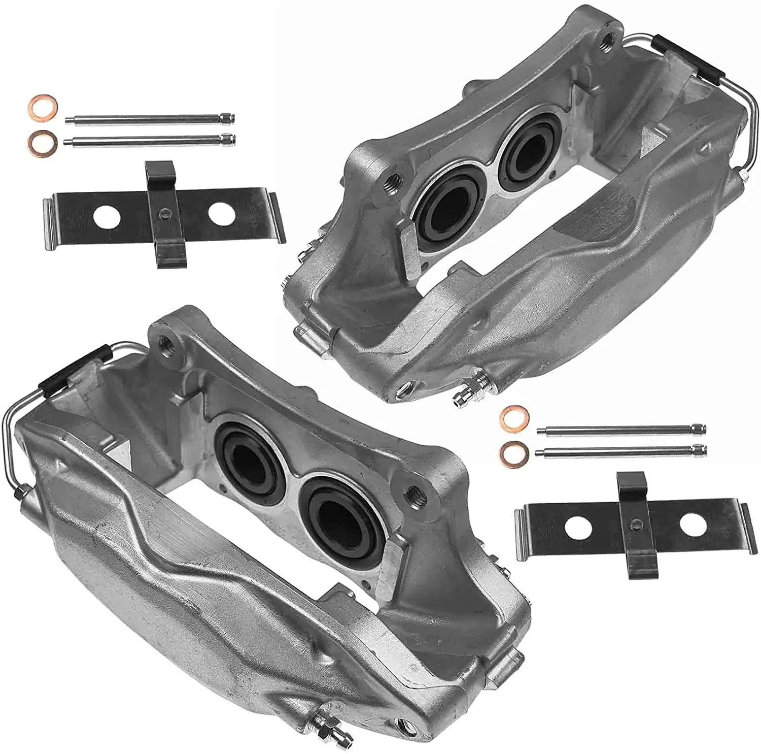 A-Premium Brake Caliper Assembly Without Bracket Compatible with Ford Mustang 2007-2014 Front Driver and Passenger Side 2-PC Set