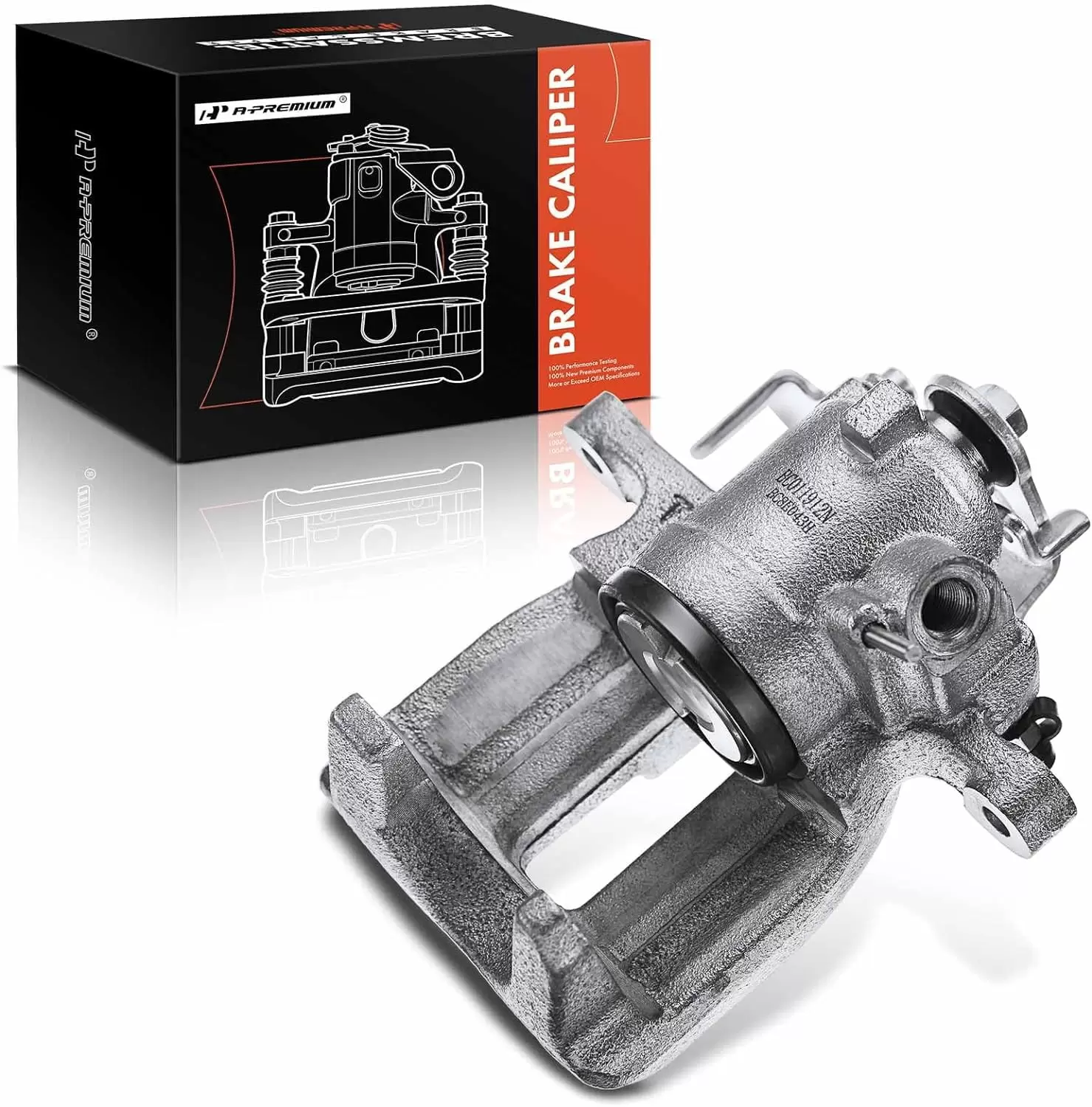 A-Premium Brake Caliper Assembly Compatible with Audi A4 2005-2008 A4 Quattro 2005-2009 Rear Left Driver Side