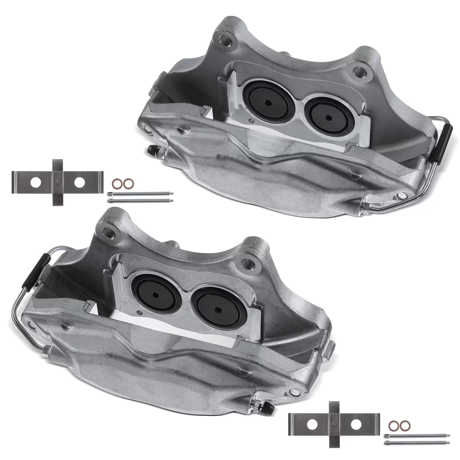 A-Premium Brake Caliper Assembly Compatible with Chevrolet Camaro 2010-2015 Front Side 2-PC Set