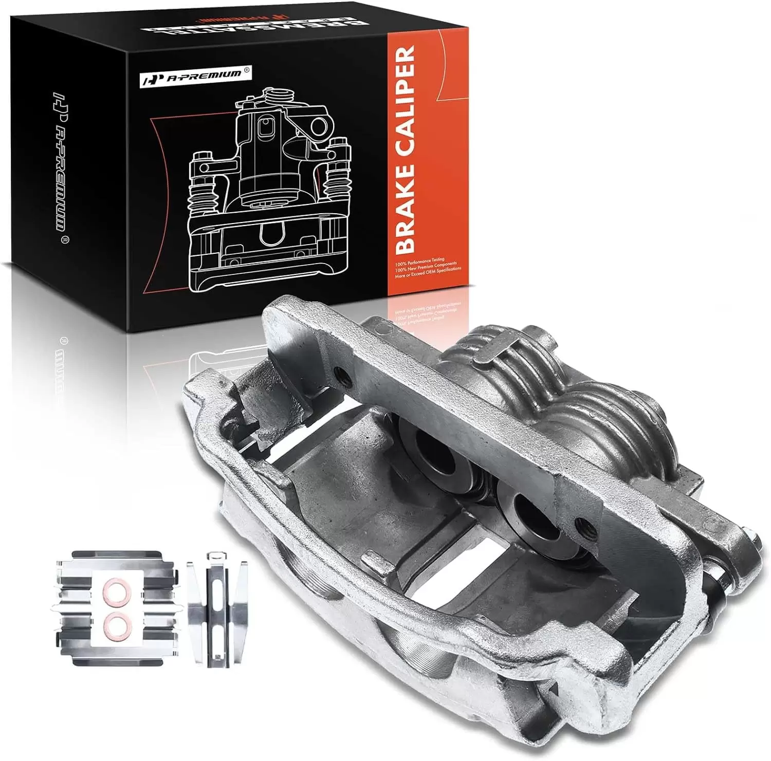 A-Premium Brake Caliper Assembly Compatible with Ford Mustang 2003-2004 Front Passenger Side