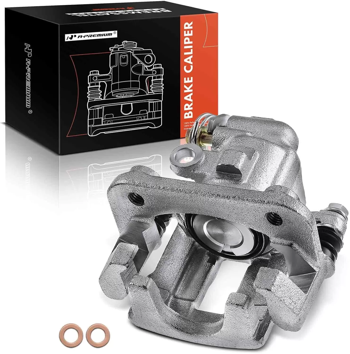 A-Premium Brake Caliper Assembly Compatible with Ford Taurus Lincoln Continental Mercury Sable Rear Left Driver Side