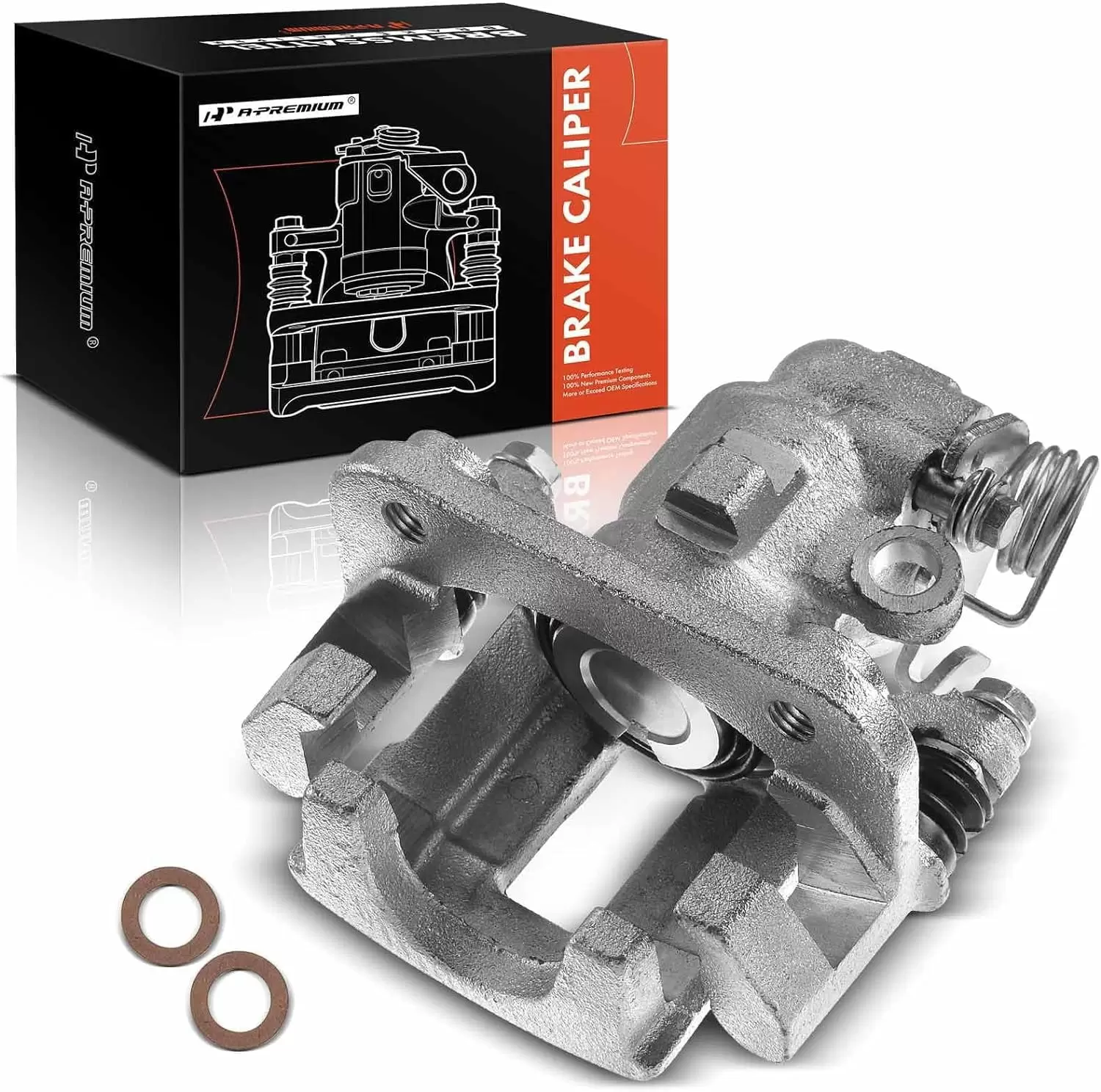 A-Premium Brake Caliper Assembly Compatible with Ford Taurus Lincoln Continental Mercury Sable Rear Right Passenger Side