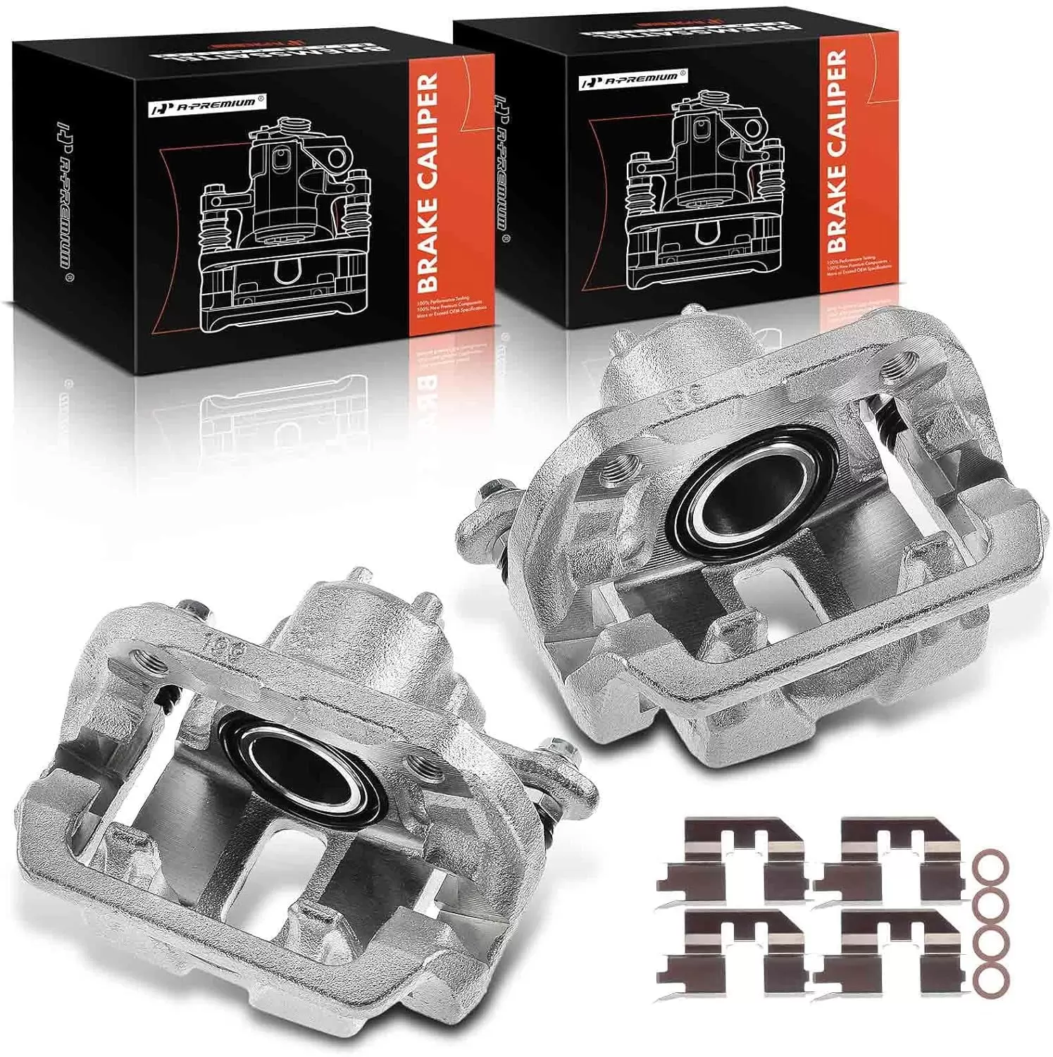 A-Premium Brake Caliper Assembly Compatible with Honda Odyssey 2005-2010 Rear Side 2-PC Set