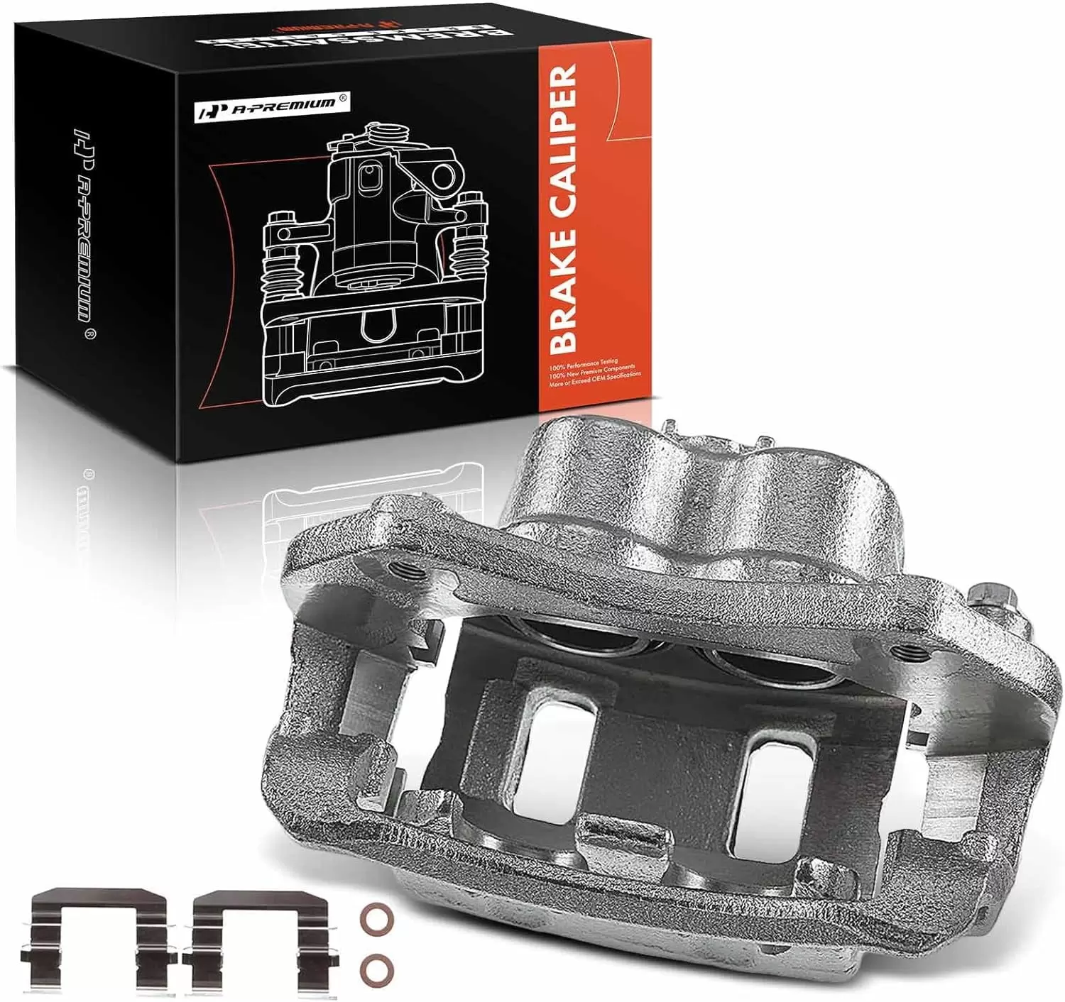 A-Premium Brake Caliper Assembly Compatible with Hyundai Veracruz 2007-2012 Front Passenger Side 19B3344