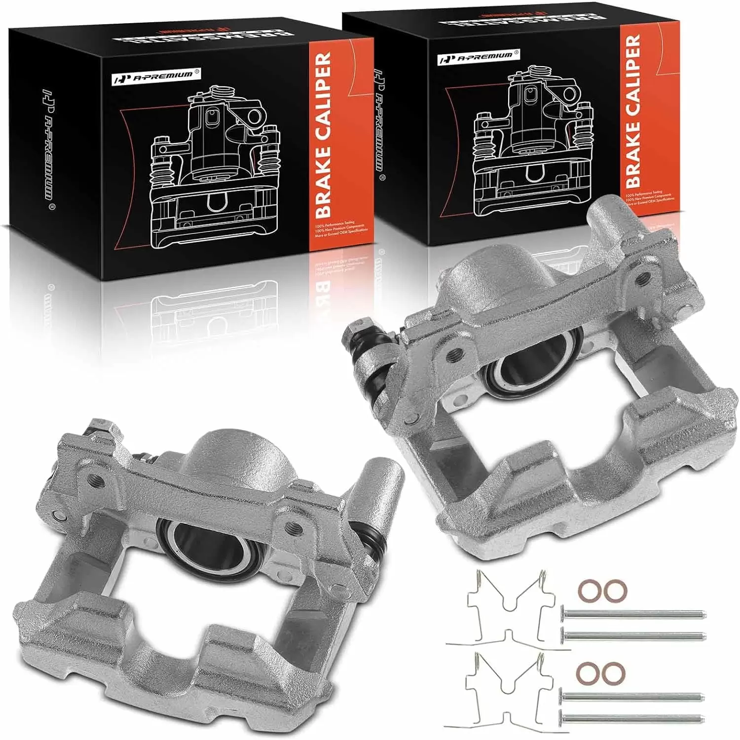 A-Premium Brake Caliper Assembly Compatible with Lexus GS350 GS430 GS450h GS460 IS250 IS350 2006-2013 Rear Left and Right 2-PC