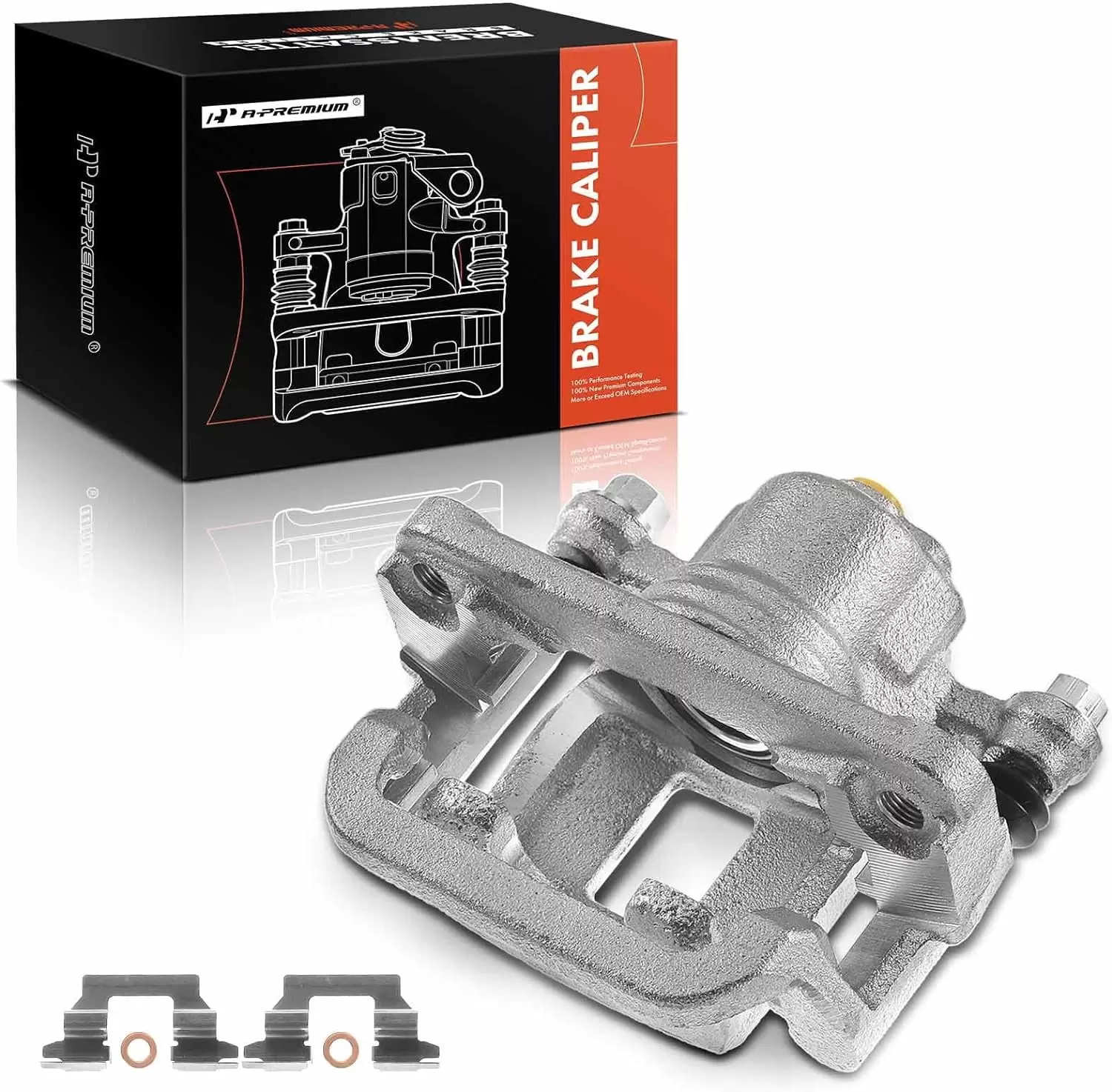 A-Premium Brake Caliper Assembly Compatible with Nissan Rogue 2008-2013 Rogue Select 2014-2015 Rear Left Driver Side