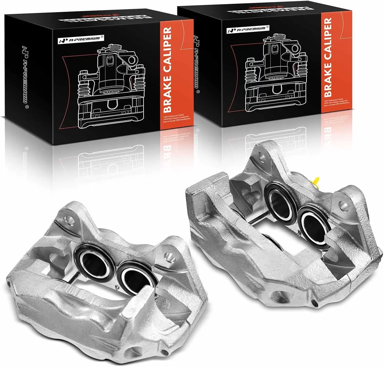 A-Premium Brake Caliper Assembly Replacement for Toyota 4Runner 1996-2002 Front Driver and Passenger Side 2-PC Set