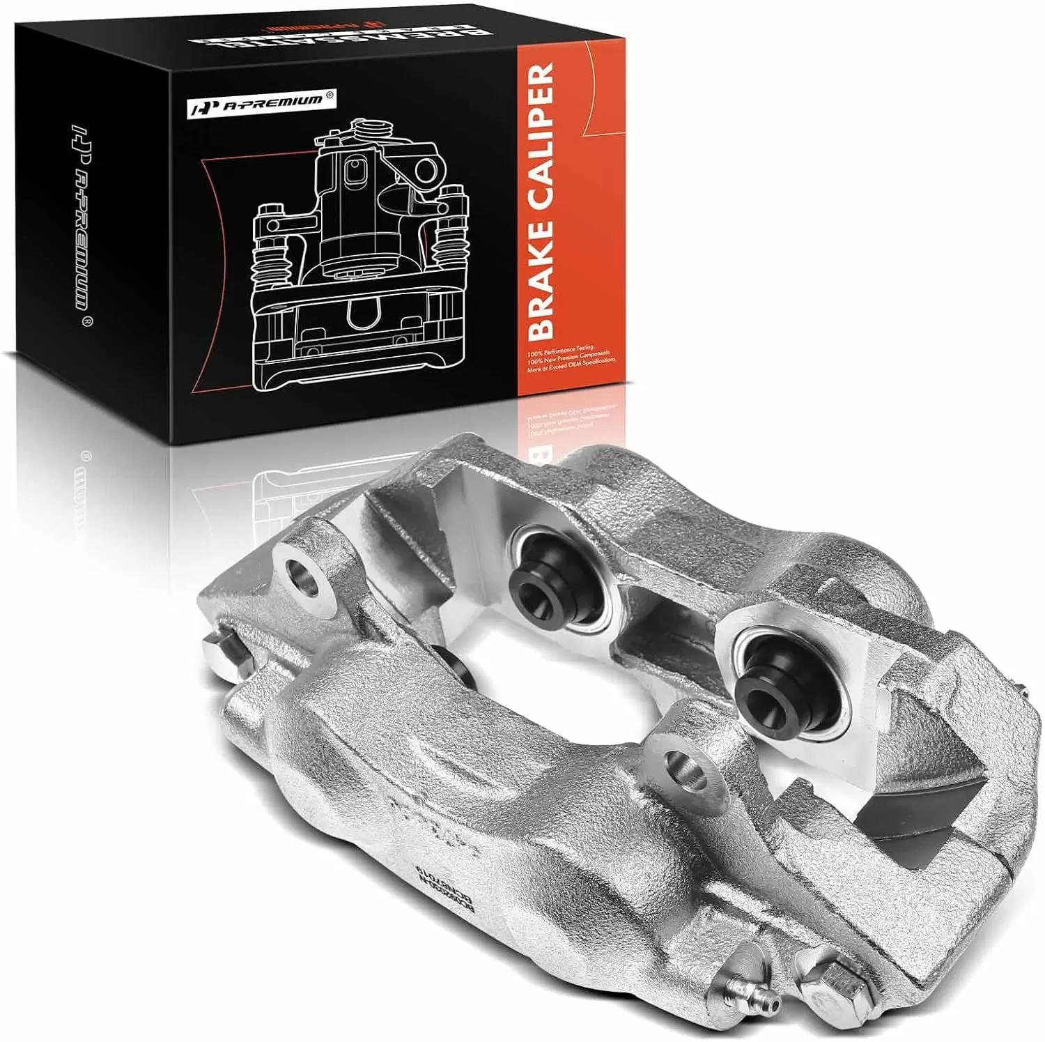 A-Premium Brake Caliper Assembly Without Bracket Compatible with Chevrolet Corvette 1965-1982 Rear Passenger Side