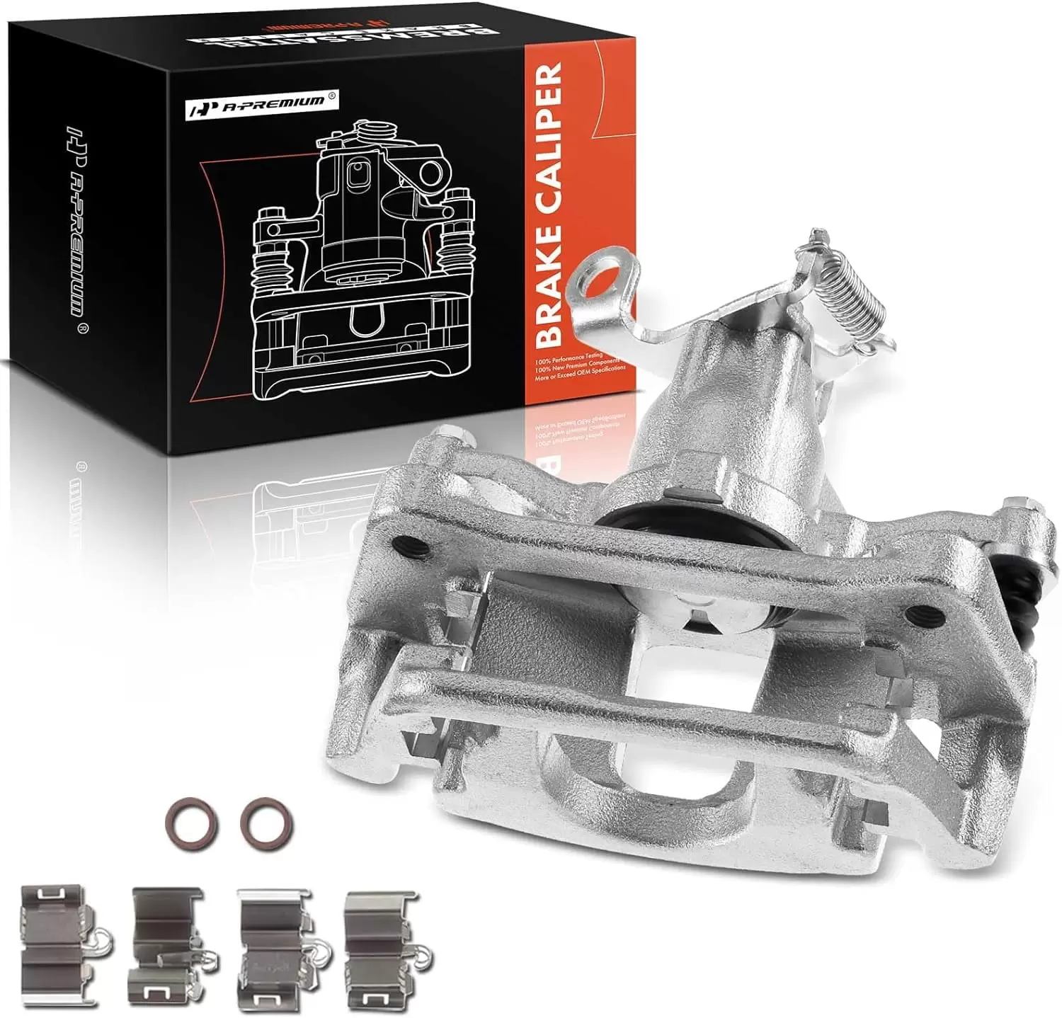 A-Premium Brake Caliper Assembly with Bracket Compatible with Dodge Journey 2012-2018 Rear Passenger Side