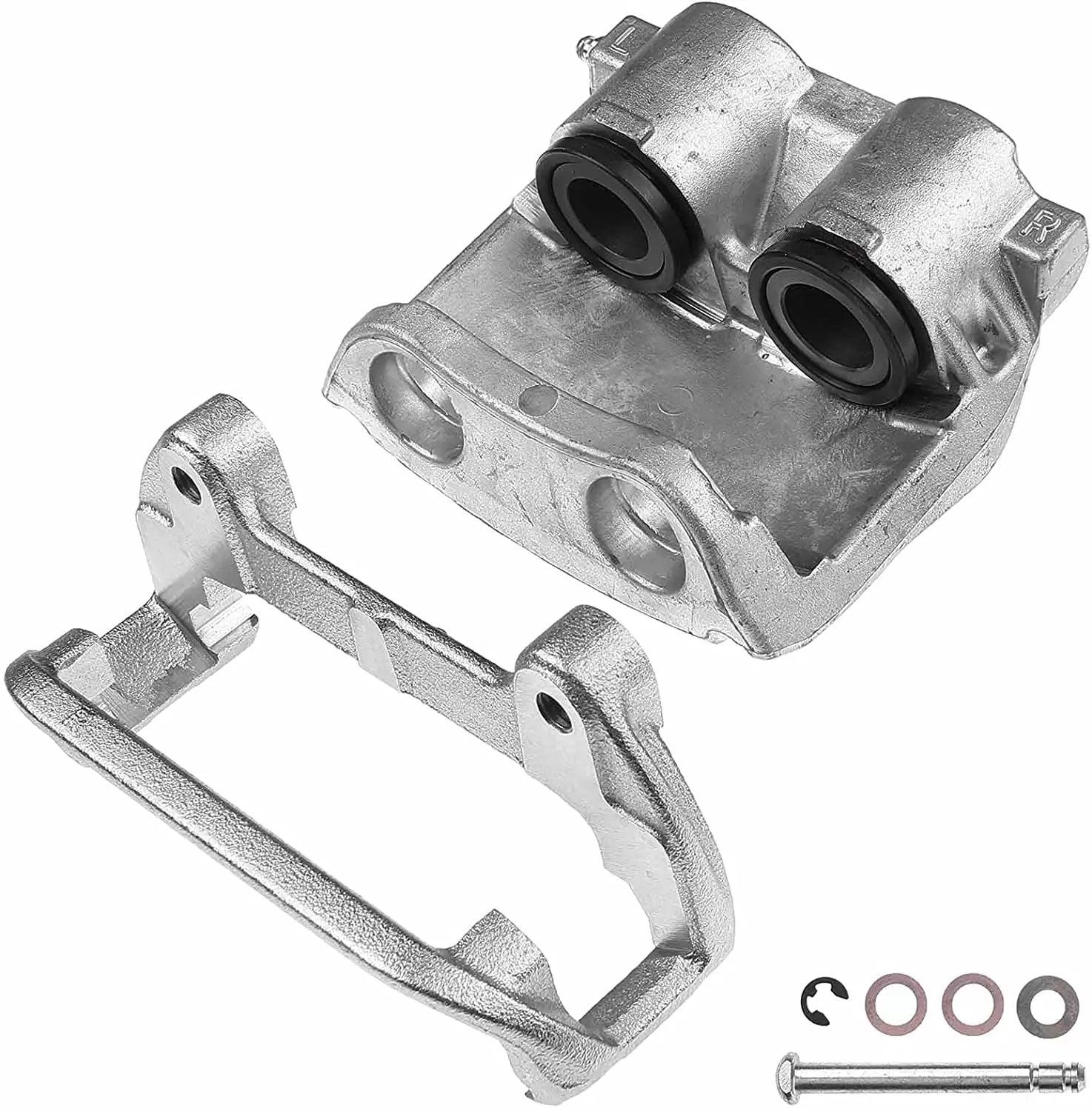 A-Premium Brake Caliper Assembly with Bracket Compatible with Ford Mustang 2003-2004 V8 4.6L DOHC Front Passenger Side