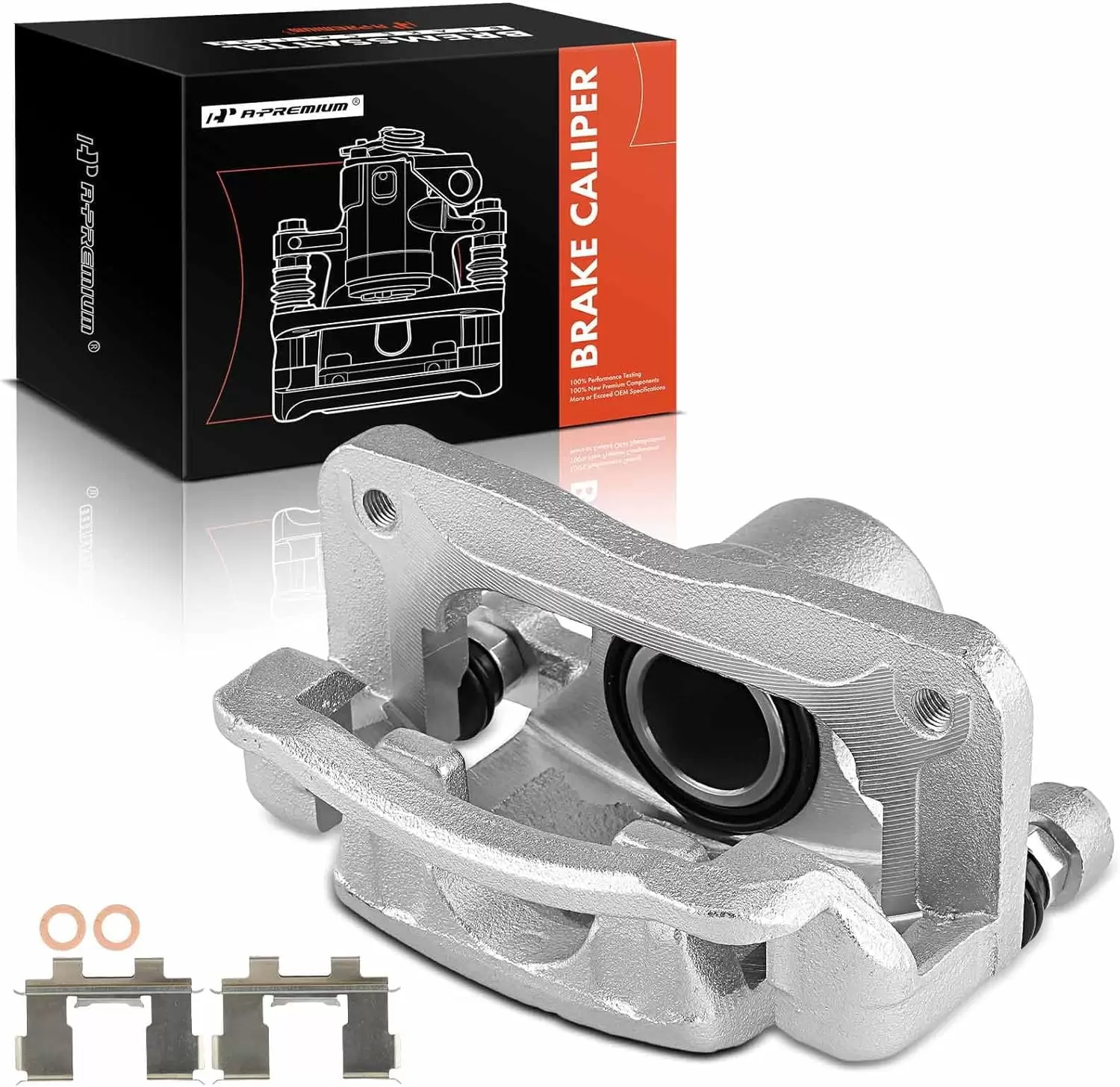 A-Premium Brake Caliper Assembly with Bracket Compatible with Kia Sorento 2007-2009 Rear Driver Side