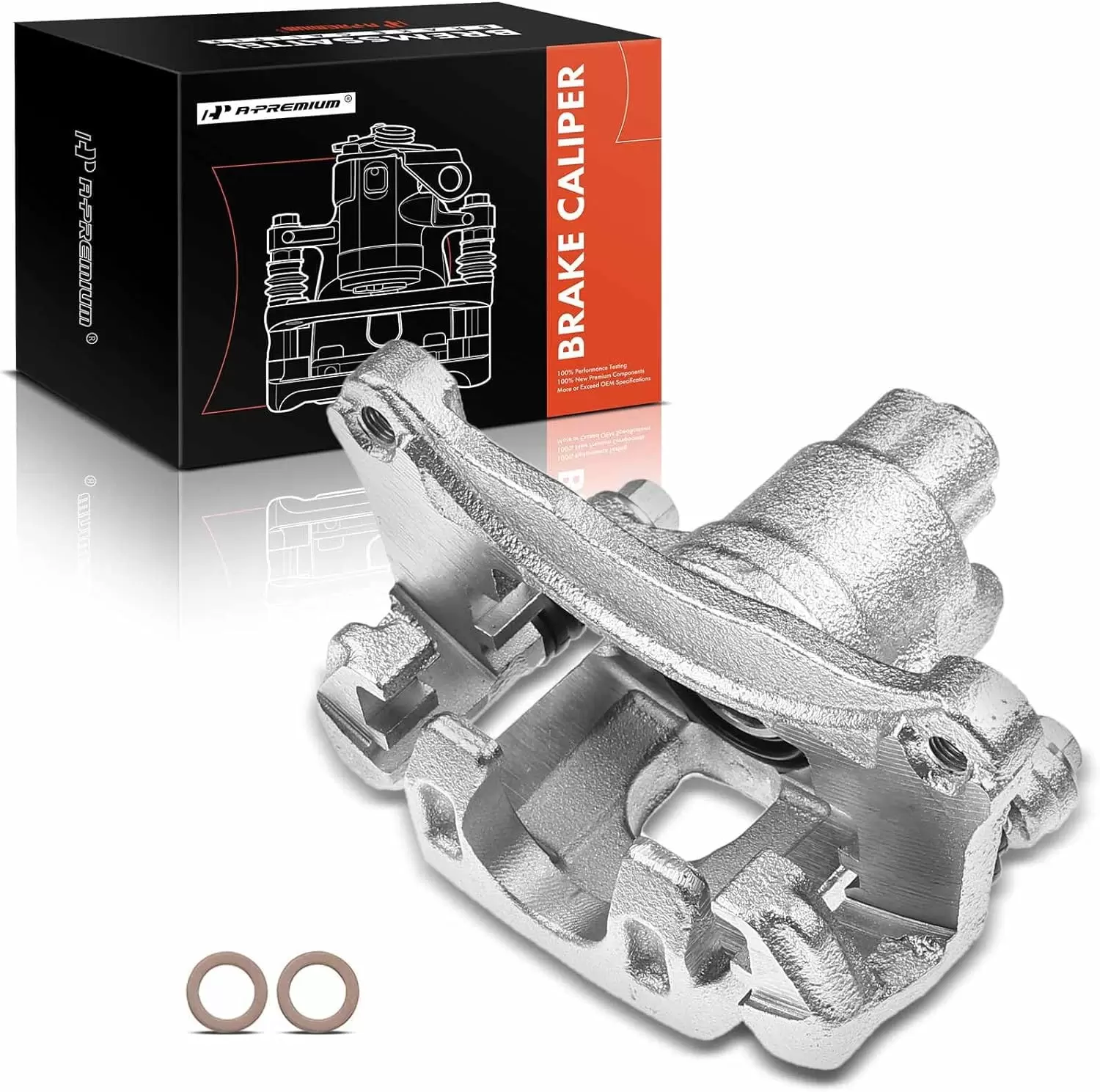 A-Premium Brake Caliper Assembly with Bracket Compatible with Toyota Avalon 2000-2004 V6 3.0L Rear Passenger Side