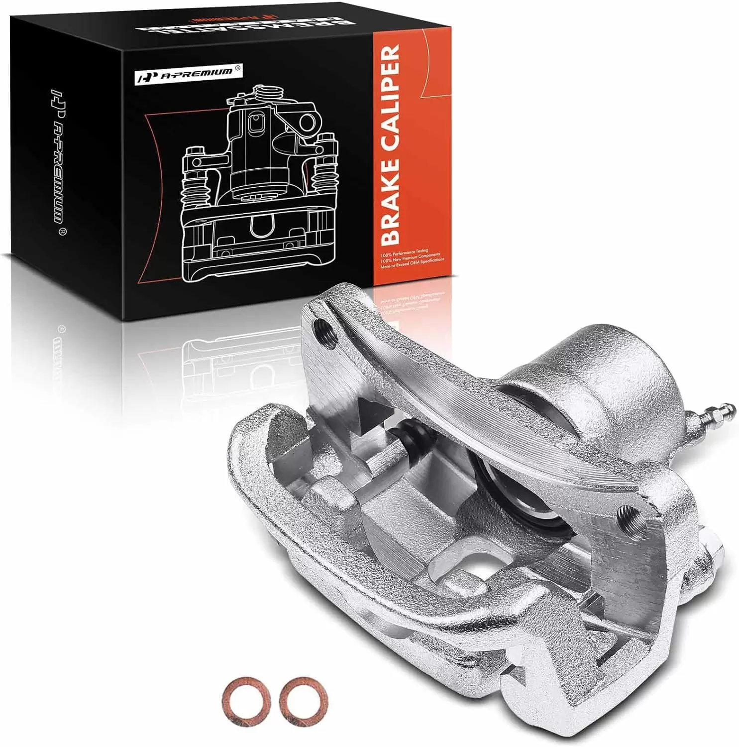 A-Premium Brake Caliper Assembly with Bracket Compatible with Toyota Sequoia 2008-2020 Tundra 2007-2020 Rear Driver Side