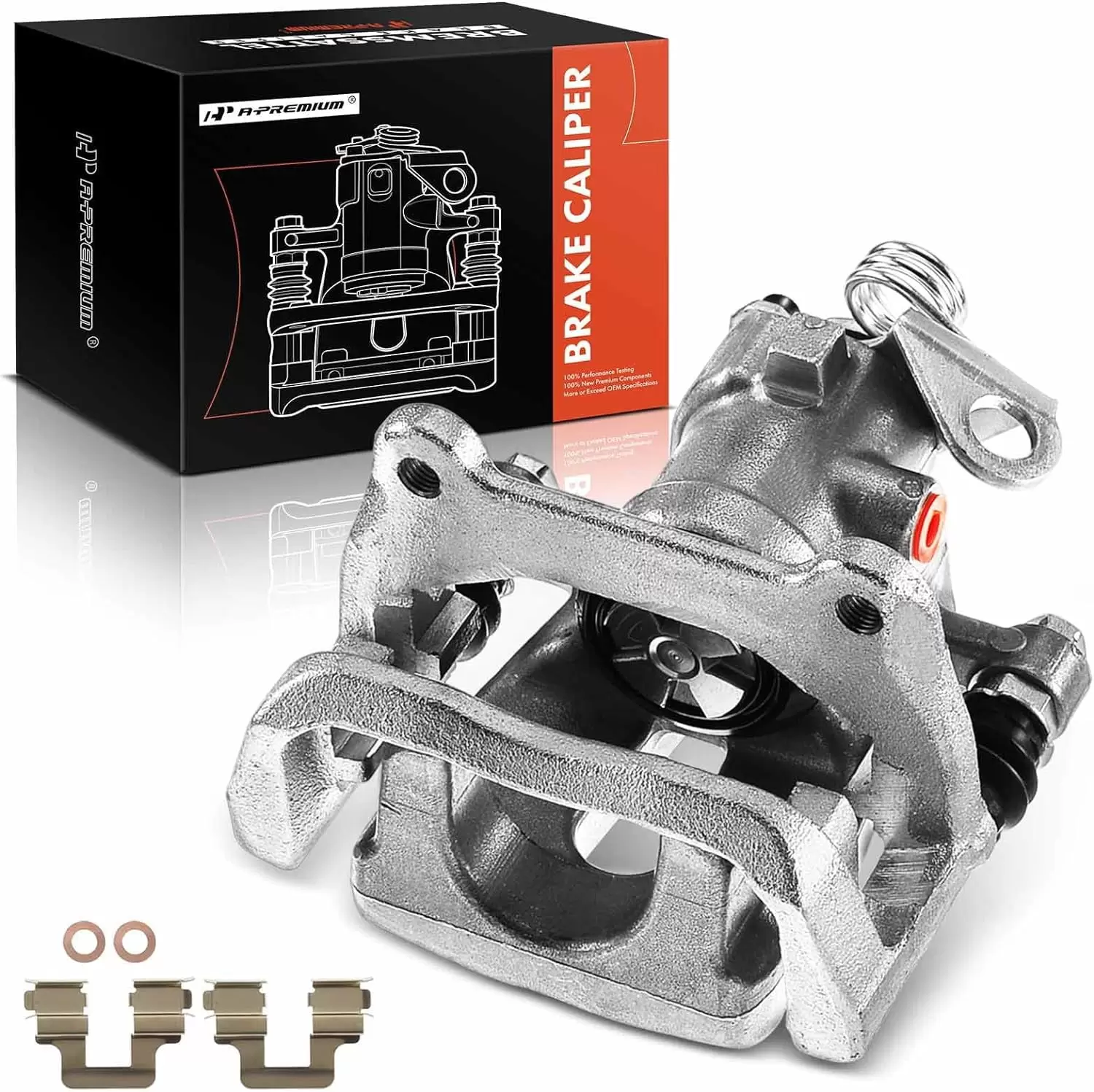 A-Premium Brake Caliper Compatible with Fiat 500 l4 1.4L 2012-2018 Rear Driver Side