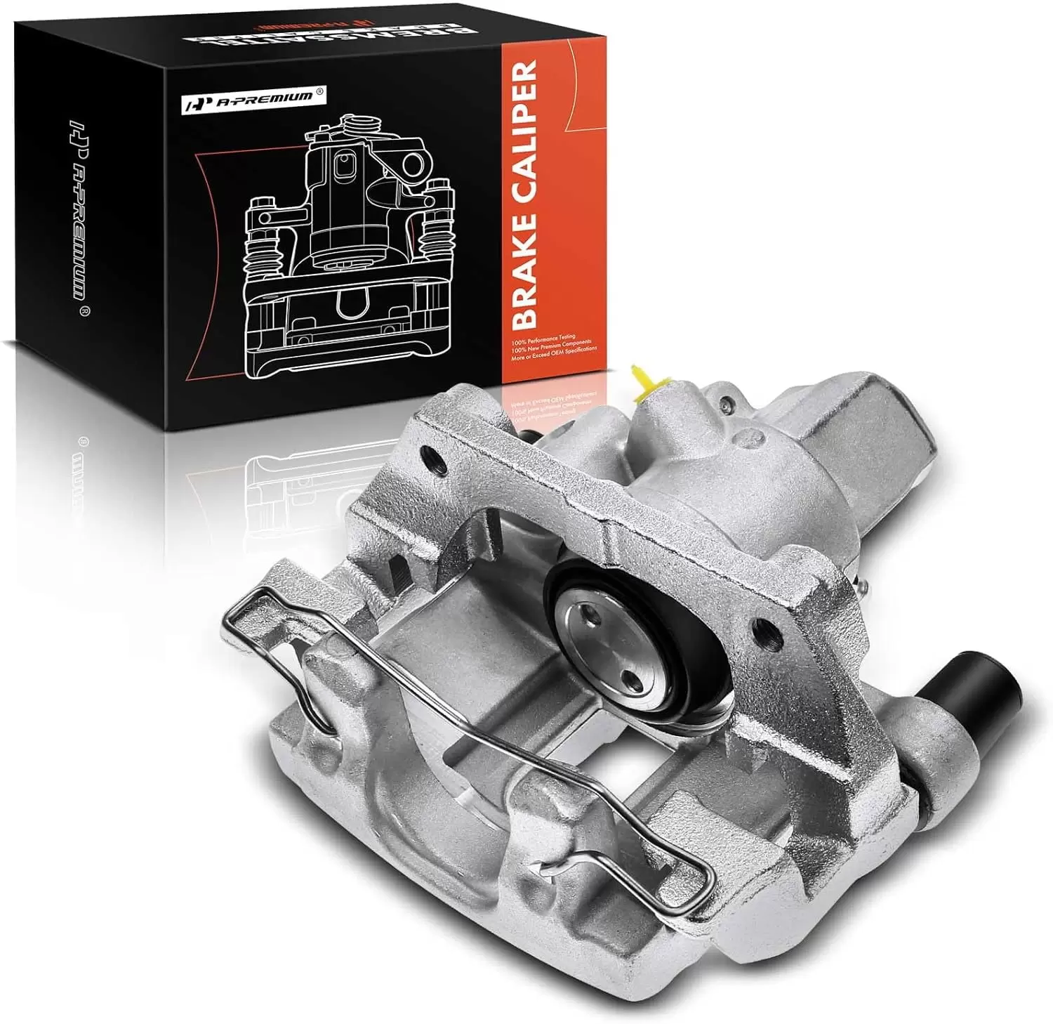 A-Premium Brake Caliper with Bracket Compatible with Volvo C30 2008-2013 C70 2006-2013 S40 2004-2011 V50 2005-2011 Rear Left Driver Side