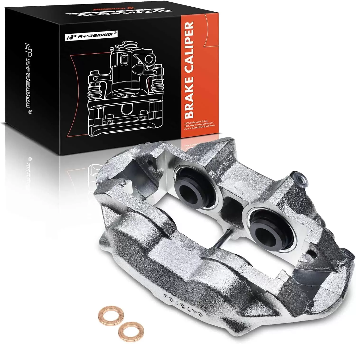 A-Premium Brake Caliper without Bracket Compatible with Chevrolet Corvette 1965-1982 Front Passenger Side