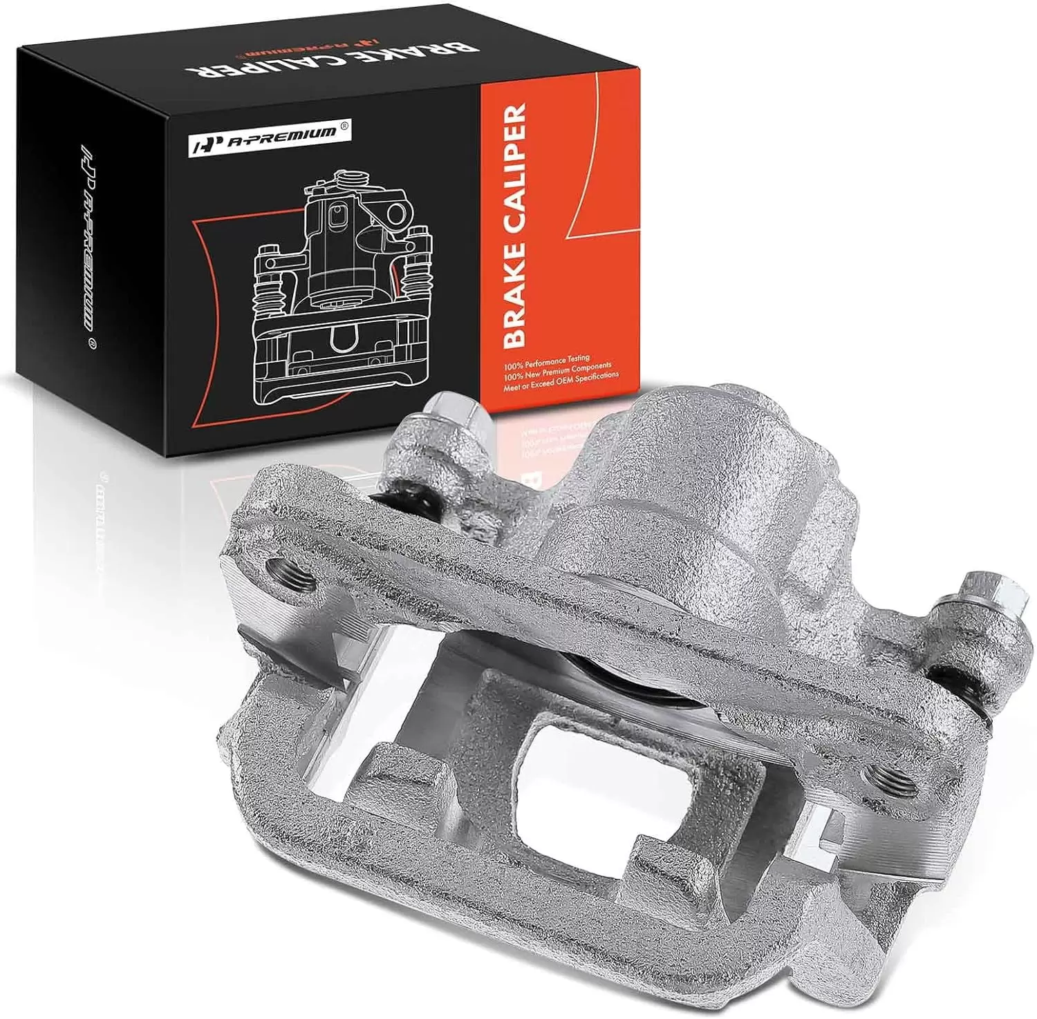 A-Premium Disc Brake Caliper Assembly with Bracket Compatible with Nissan Altima 2002-2006 2013-2018 Maxima 2003-2007 2019 Rear Left Driver Side