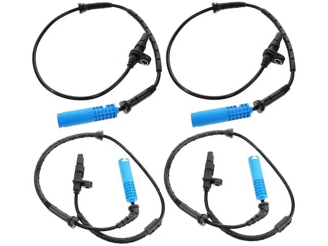 ABS Wheel Speed Sensor Set 4 Piece - Compatible with 2000 - 2003 BMW X5 2001 2002