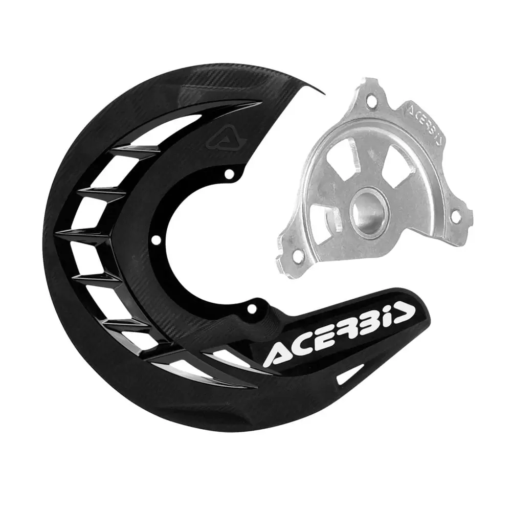 Acerbis X-Brake Front Disc Cover with Mounting Kit Black