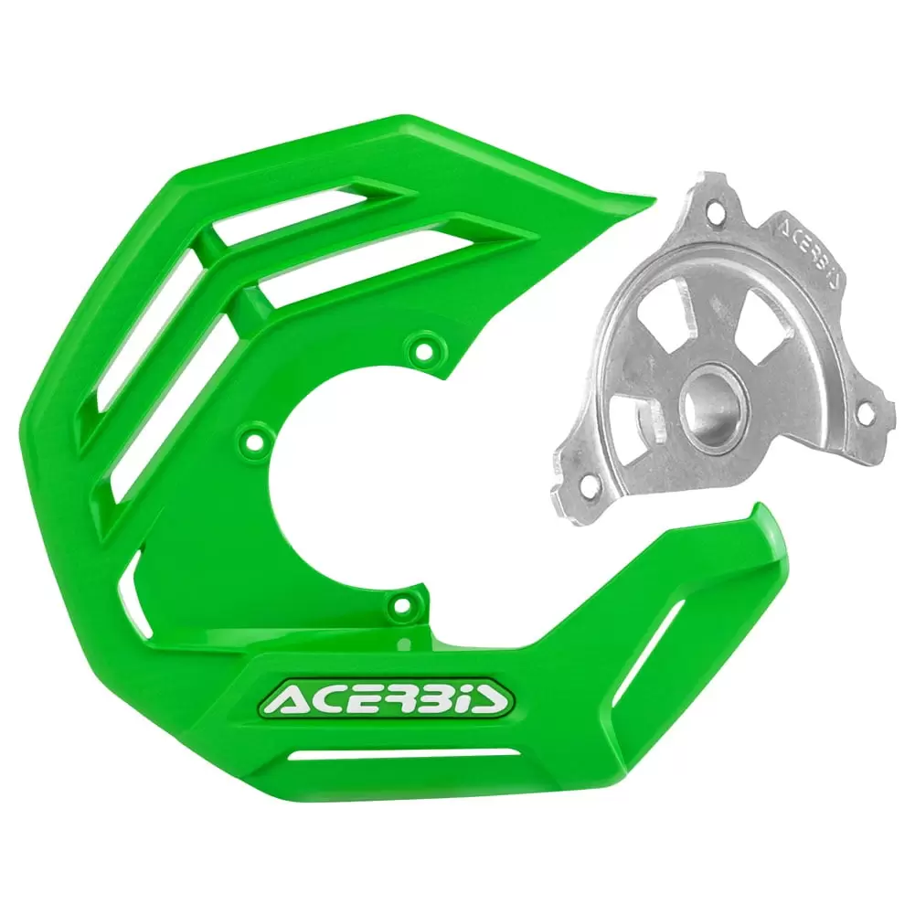 Acerbis X-Future Front Disc Cover with Mounting Kit Green