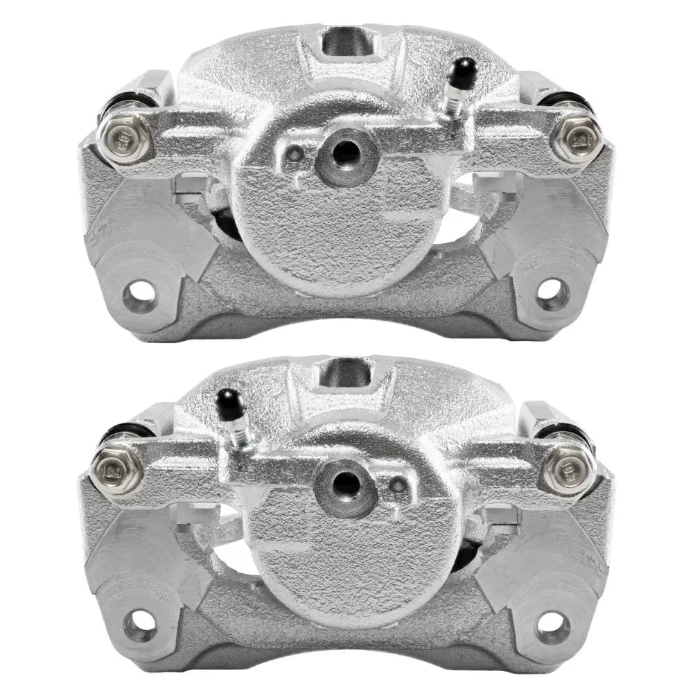 AutoShack Front New Brake Calipers Assembly with Bracket Set of 2 Driver and Passenger Side Replacement for 2002 2003 2004 2005 2006 Toyota Camry 2.4L 3.0L V6 FWD