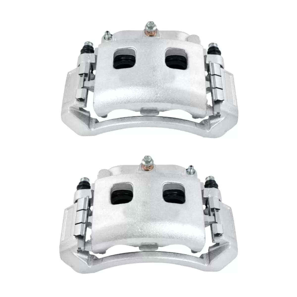 AutoShack Front New Brake Calipers Assembly with Bracket Set of 2 Driver and Passenger Side Replacement for 2002 2003 2004 2005 Dodge Ram 1500 2005-2006 Durango 3.7L 4.7L 5.7L 5.9L V6 V8 4WD RWD