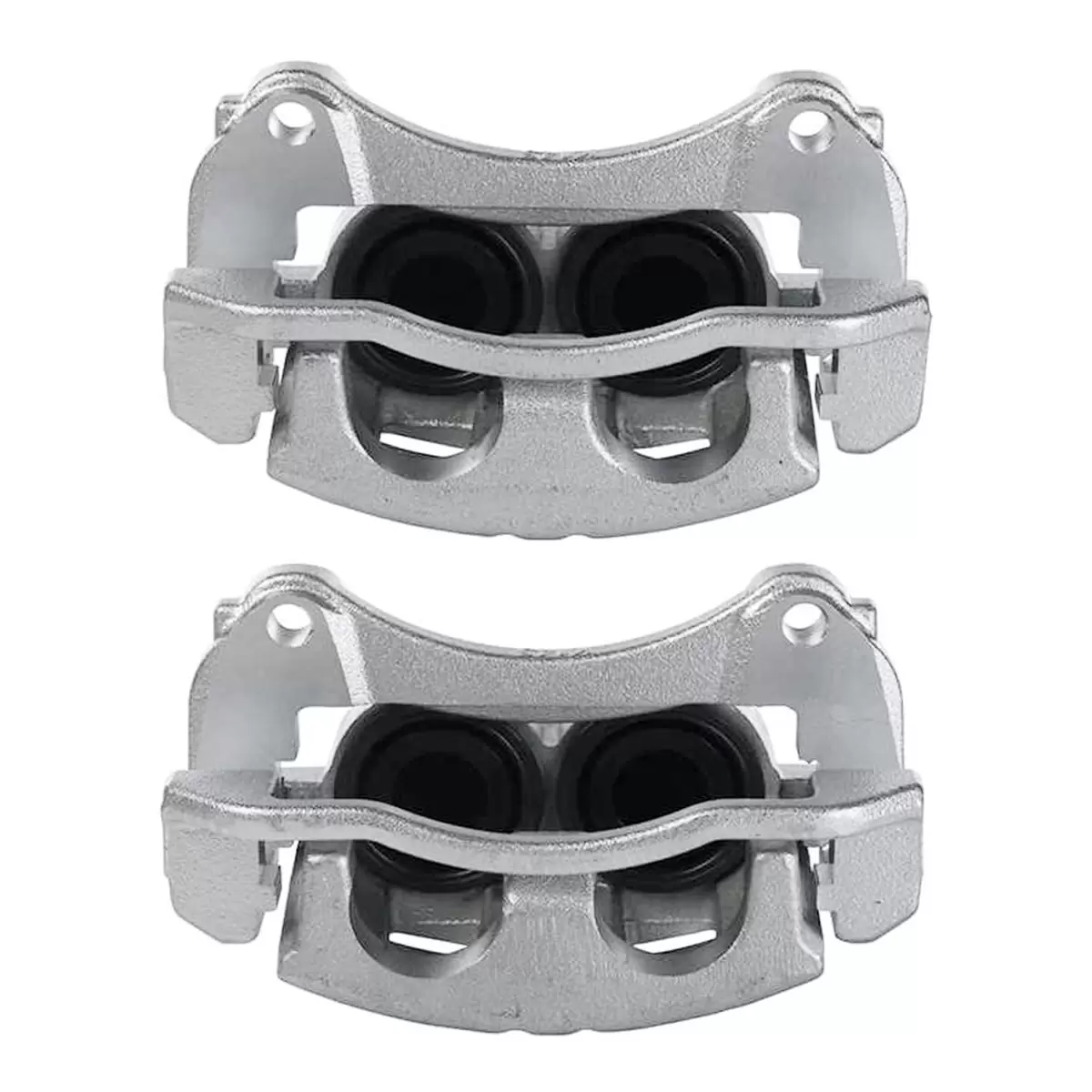 AutoShack Front New Brake Calipers Assembly with Bracket Set of 2 Driver and Passenger Side Replacement for 2004-2007 Saturn Vue 2005-2006 Chevrolet Equinox 2006 Pontiac Torrent 2.2L 2.4L 3.5L AWD FWD