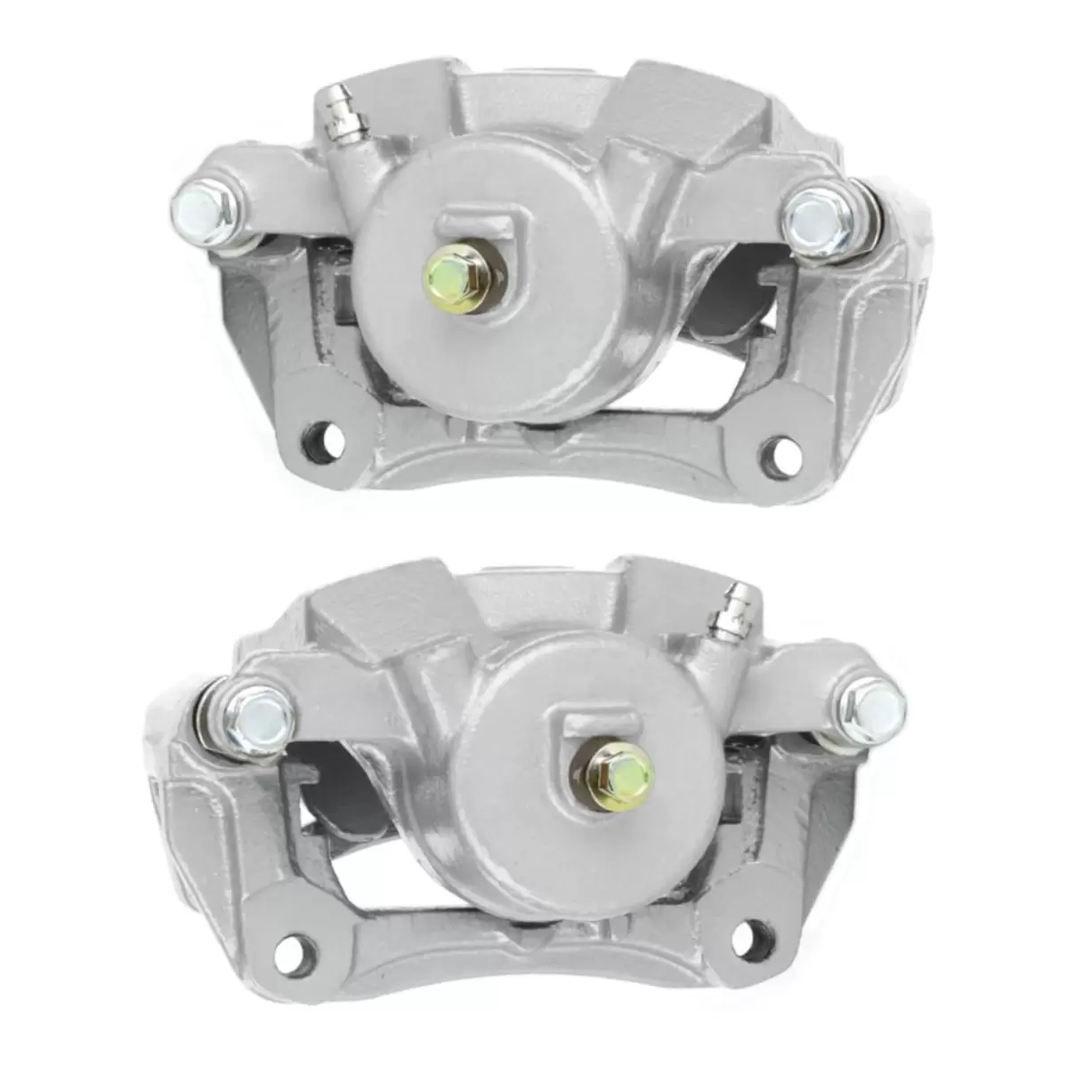 AutoShack Front New Brake Calipers Assembly with Bracket Set of 2 Driver and Passenger Side Replacement for 2004-2008 Chevrolet Malibu 2006-2011 HHR 2006-2008 Pontiac G6 2.0L 2.2L 2.4L 3.5L 3.6L FWD