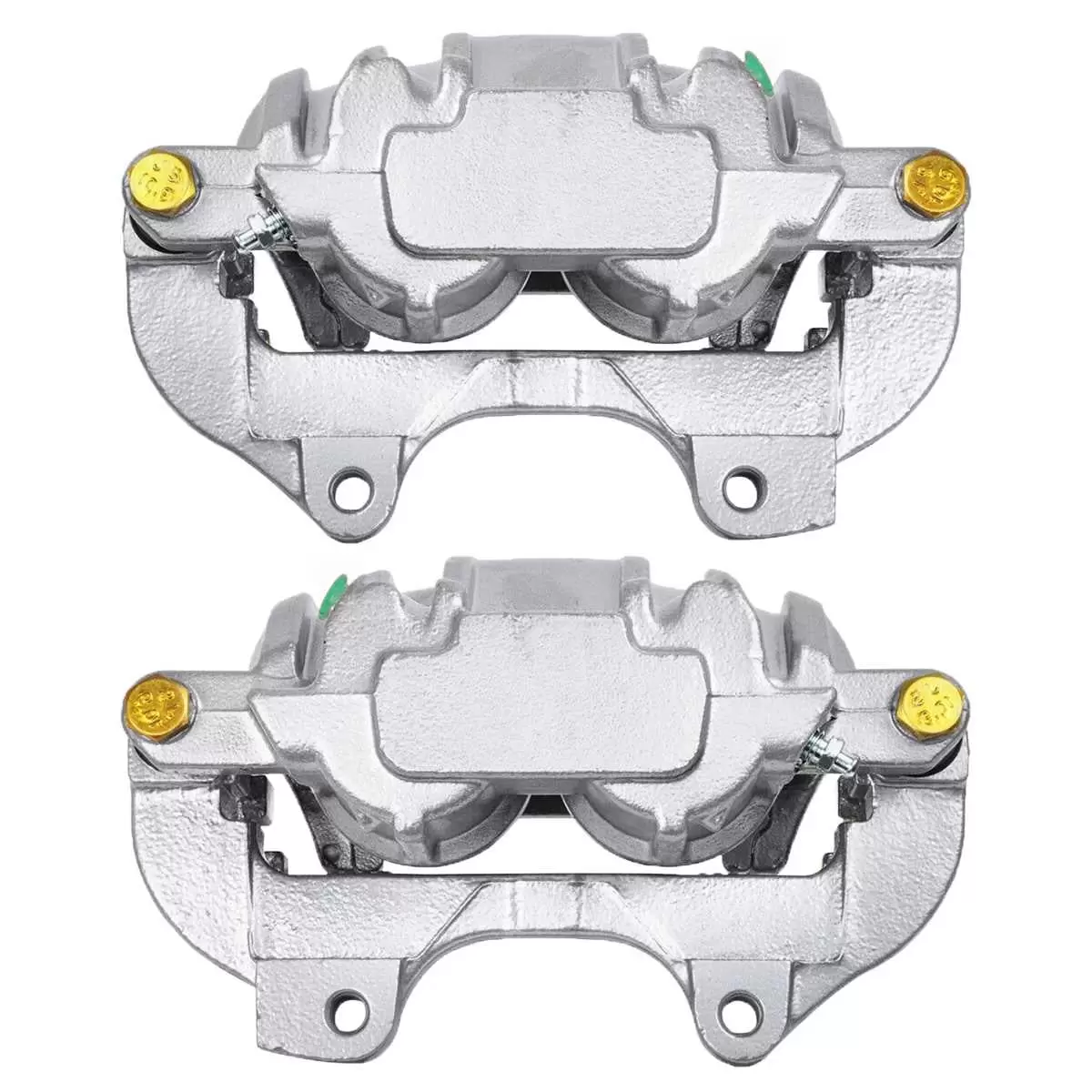 AutoShack Front New Brake Calipers Assembly with Bracket Set of 2 Driver and Passenger Side Replacement for 2005-2008 Dodge Magnum 2006-2011 Charger 2009-2011 Challenger 2005-2011 Chrysler 300 AWD RWD