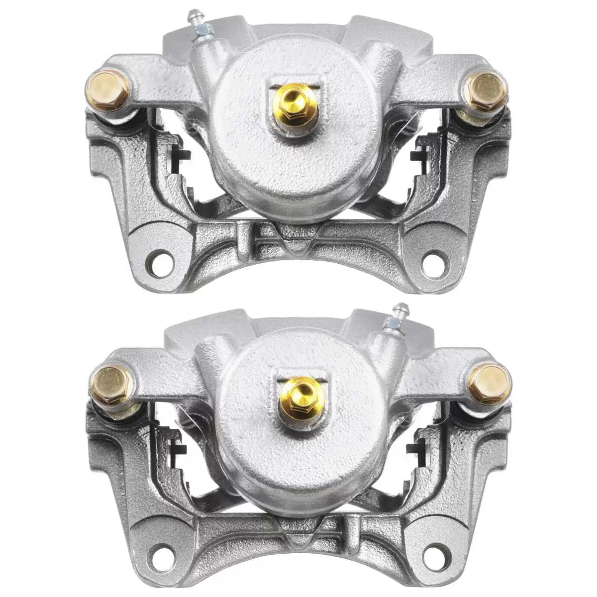 AutoShack Front New Brake Calipers Assembly with Bracket Set of 2 Driver and Passenger Side Replacement for 2005-2010 Chevrolet Cobalt 2005-2006 Pontiac Pursuit 2007 2008 2009 G5 2.2L FWD