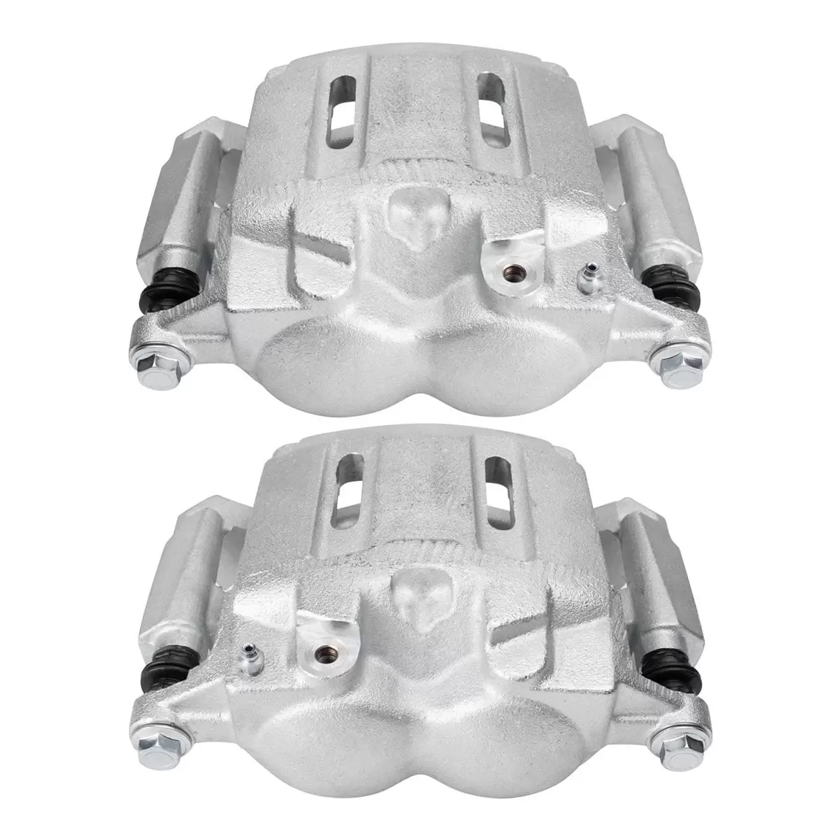 AutoShack Front New Brake Calipers Assembly with Bracket Set of 2 Driver and Passenger Side Replacement for 2005-2010 Ford F-350 Super Duty 2011 F-450 Super Duty 5.4L 6.4L 4 X 2 4 X 4 4WD RWD BC3016PR