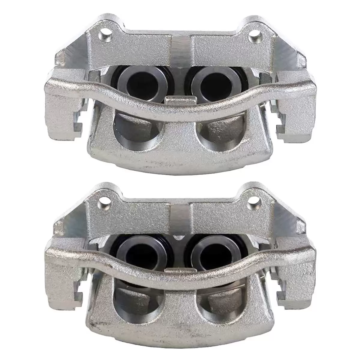 AutoShack Front New Brake Calipers Assembly with Bracket Set of 2 Driver and Passenger Side Replacement for 2005-2010 Jeep Grand Cherokee 2006-2010 Commander 3.0L 3.7L 4.7L 5.7L V6 V8 4WD AWD RWD