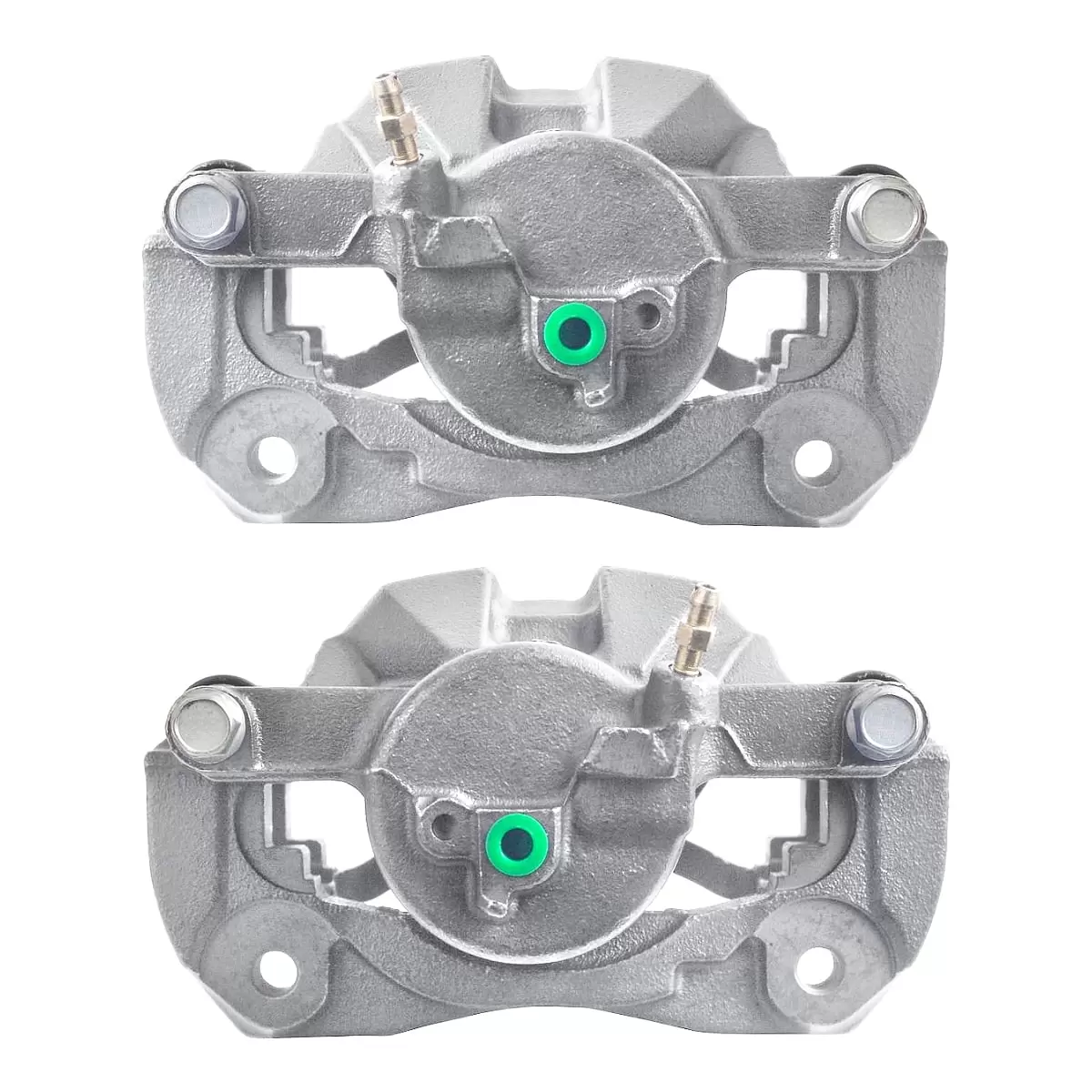 AutoShack Front New Brake Calipers Assembly with Bracket Set of 2 Driver and Passenger Side Replacement for 2006-2009 2010 2011 2012 2013 2014 2015 2016 2017 2018 Toyota RAV4 2.4L 2.5L 4WD AWD FWD