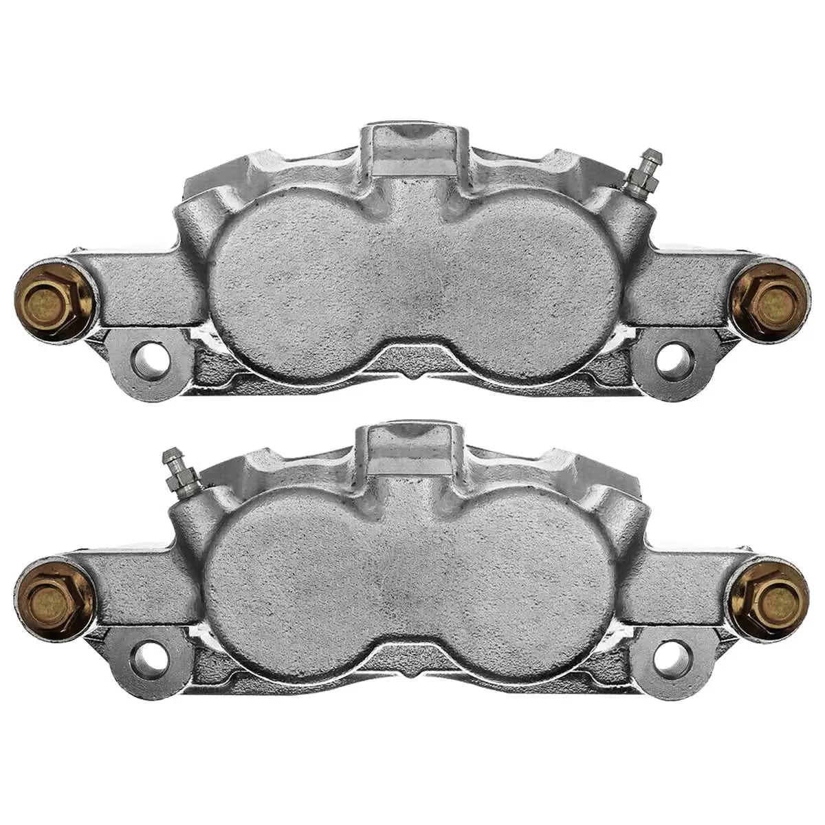 AutoShack Front New Brake Calipers Assembly with Bracket Set of 2 Driver and Passenger Side Replacement for 2006-2010 Ford Explorer 2007-2010 Explorer Sport Trac 2006-2010 Mercury Mountaineer 4WD RWD