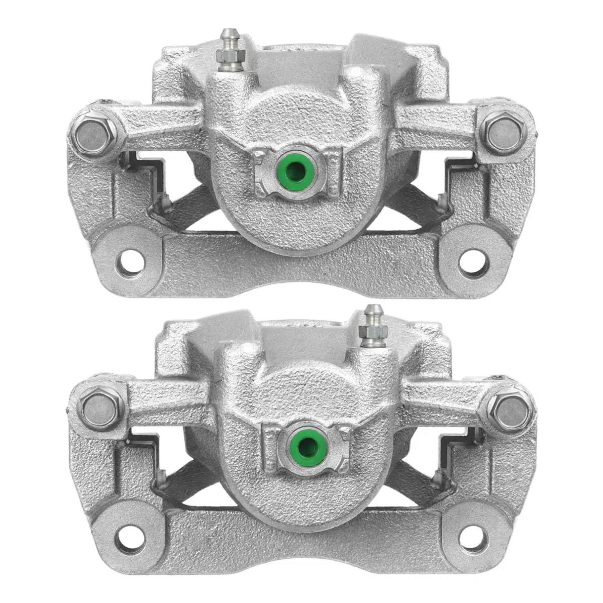 AutoShack Front New Brake Calipers Assembly with Bracket Set of 2 Driver and Passenger Side Replacement for 2007 2008 2009 2010 2011 2012 2013 Suzuki SX4 2.0L AWD FWD BC4470PR