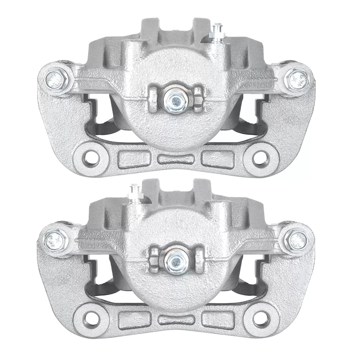 AutoShack Front New Brake Calipers Assembly with Bracket Set of 2 Driver and Passenger Side Replacement for 2007 2008 2009 2010 2011 Kia Rondo 2.4L 2.7L V6 FWD